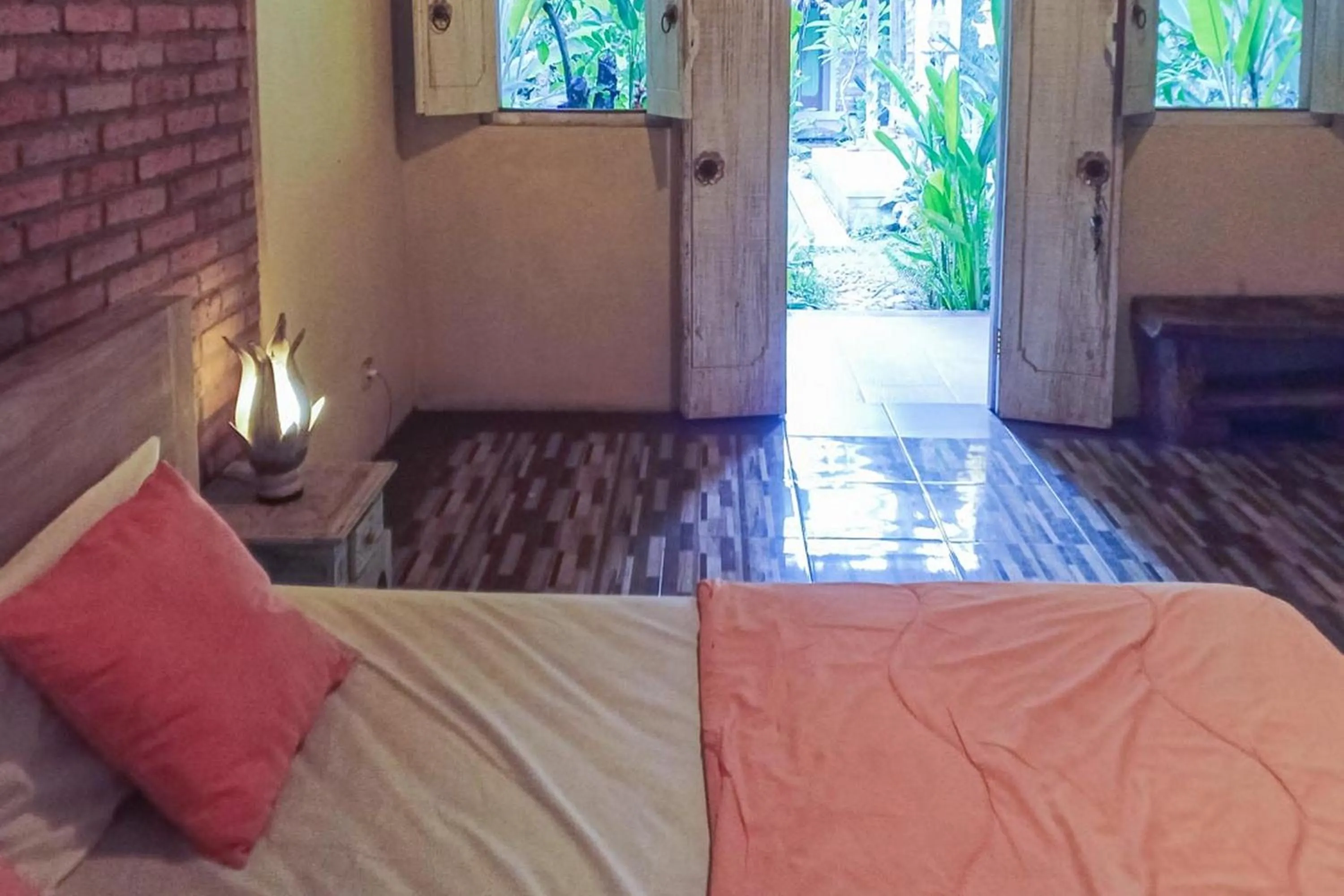 Bed in Pranajaya Villa