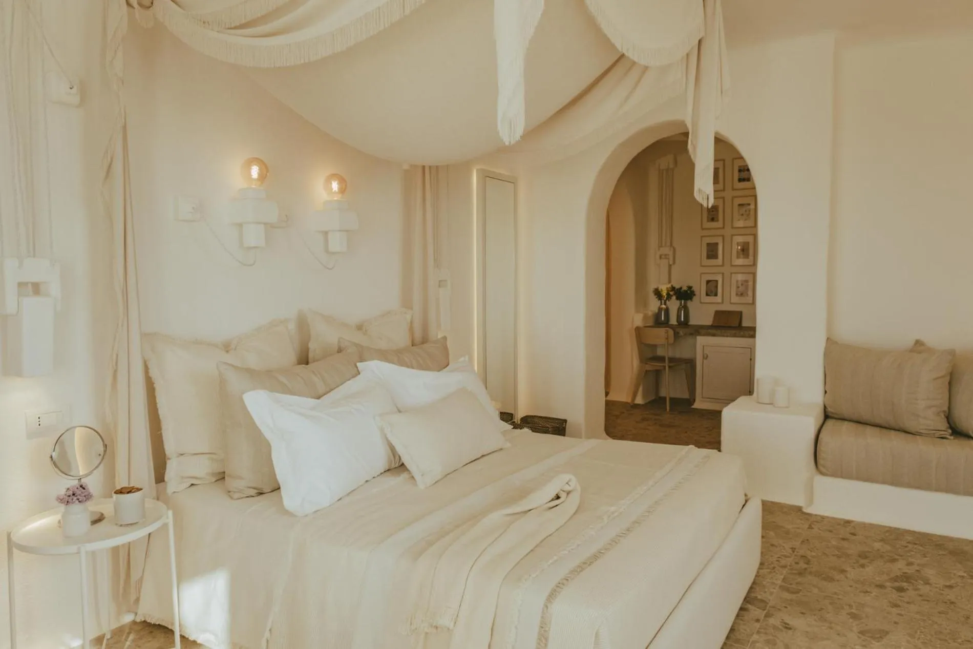 Bedroom, Bed in Masseria Borgo Ritella