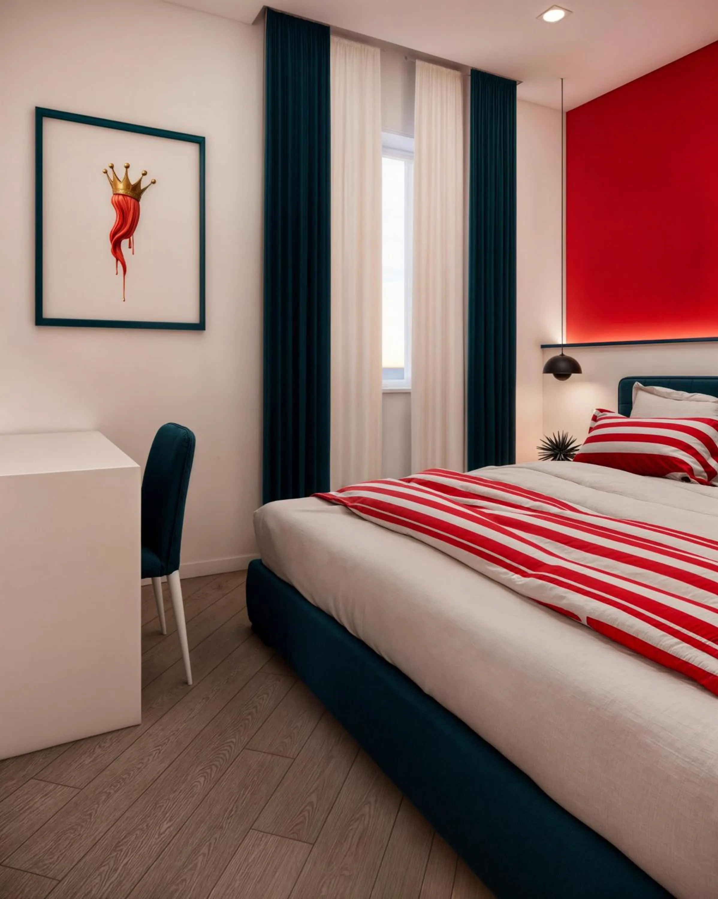 Bed in Cioffi Sorrento rooms