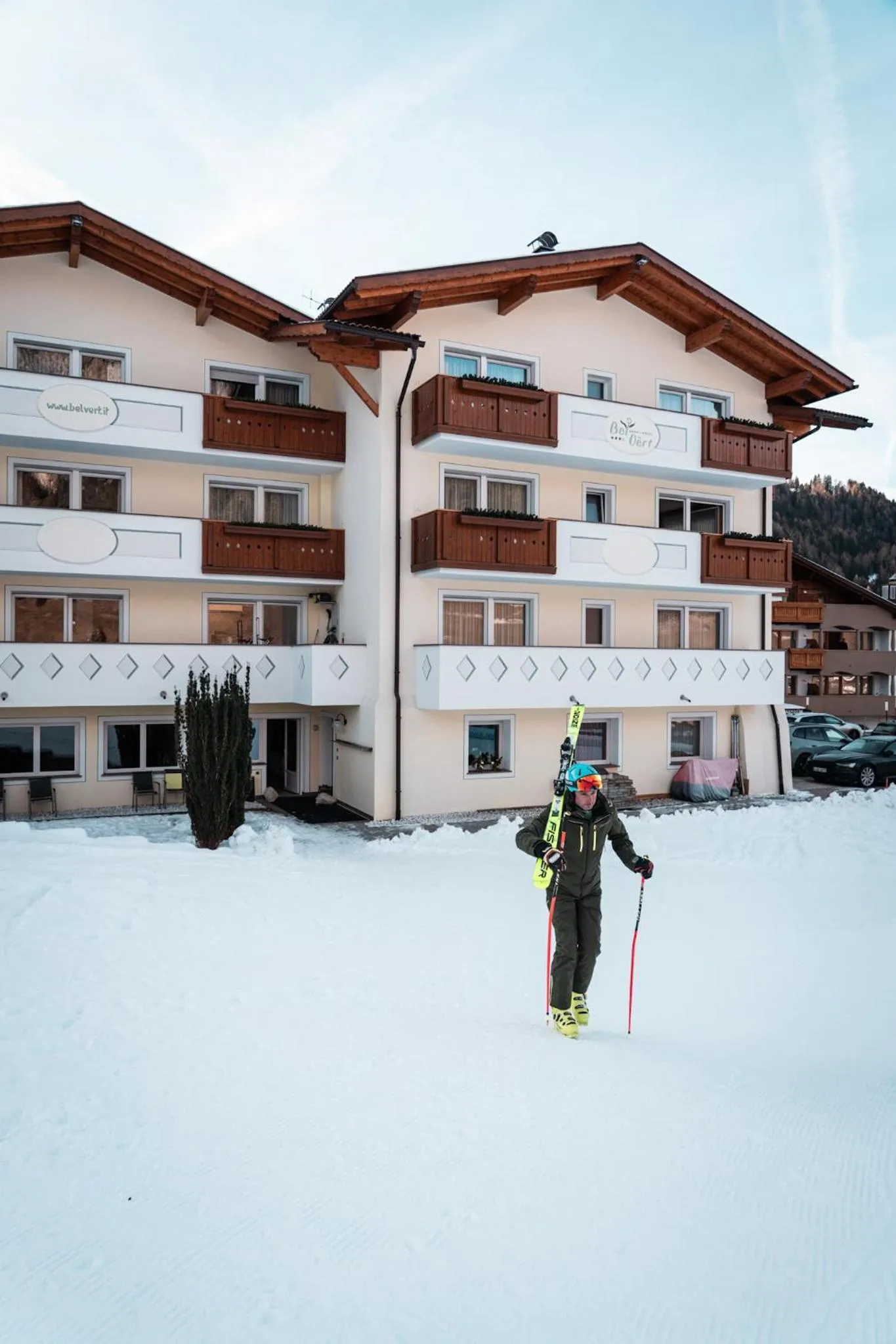 Property building in Garni Hotel Bel Vert