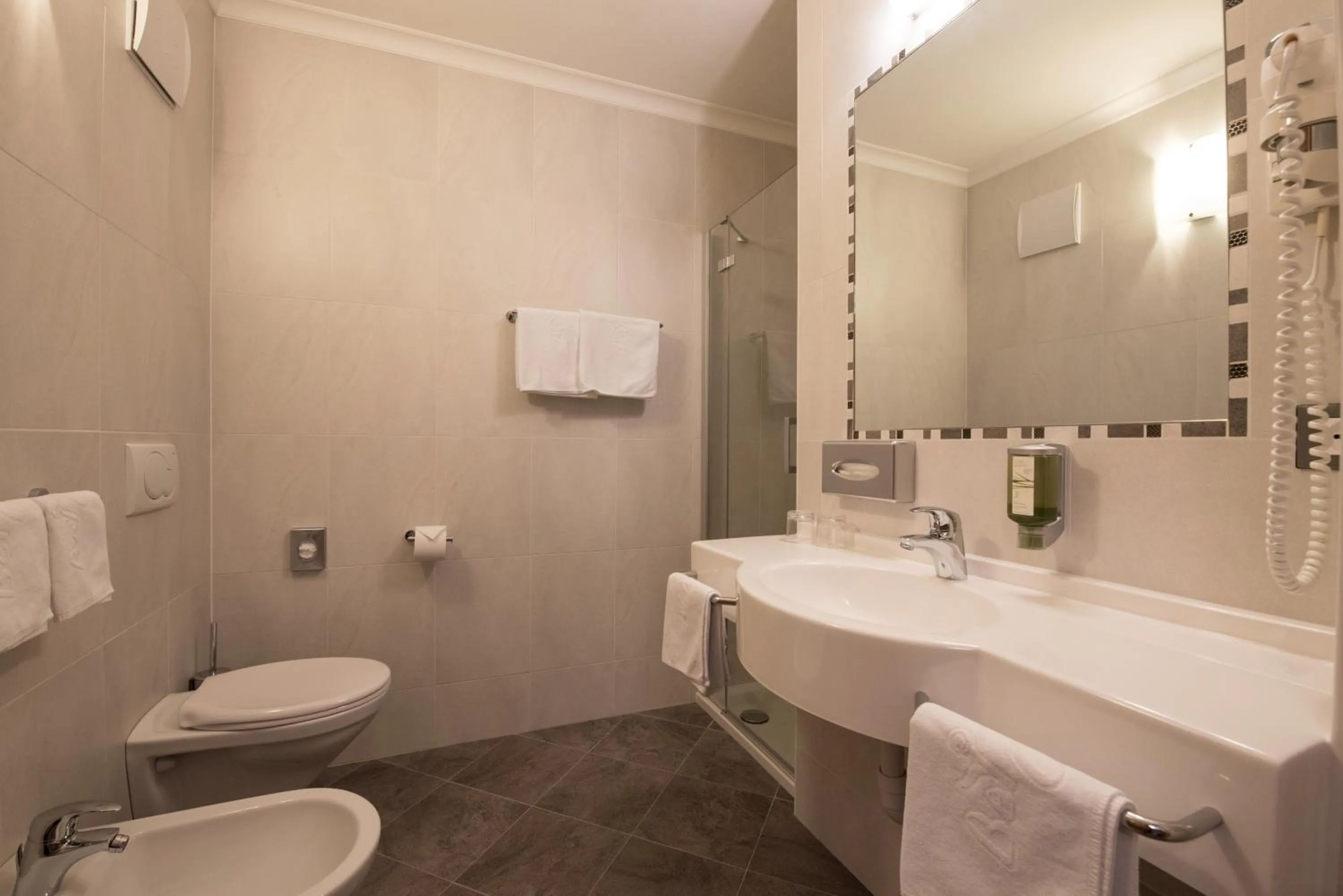 Bathroom in Garni Hotel Bel Vert