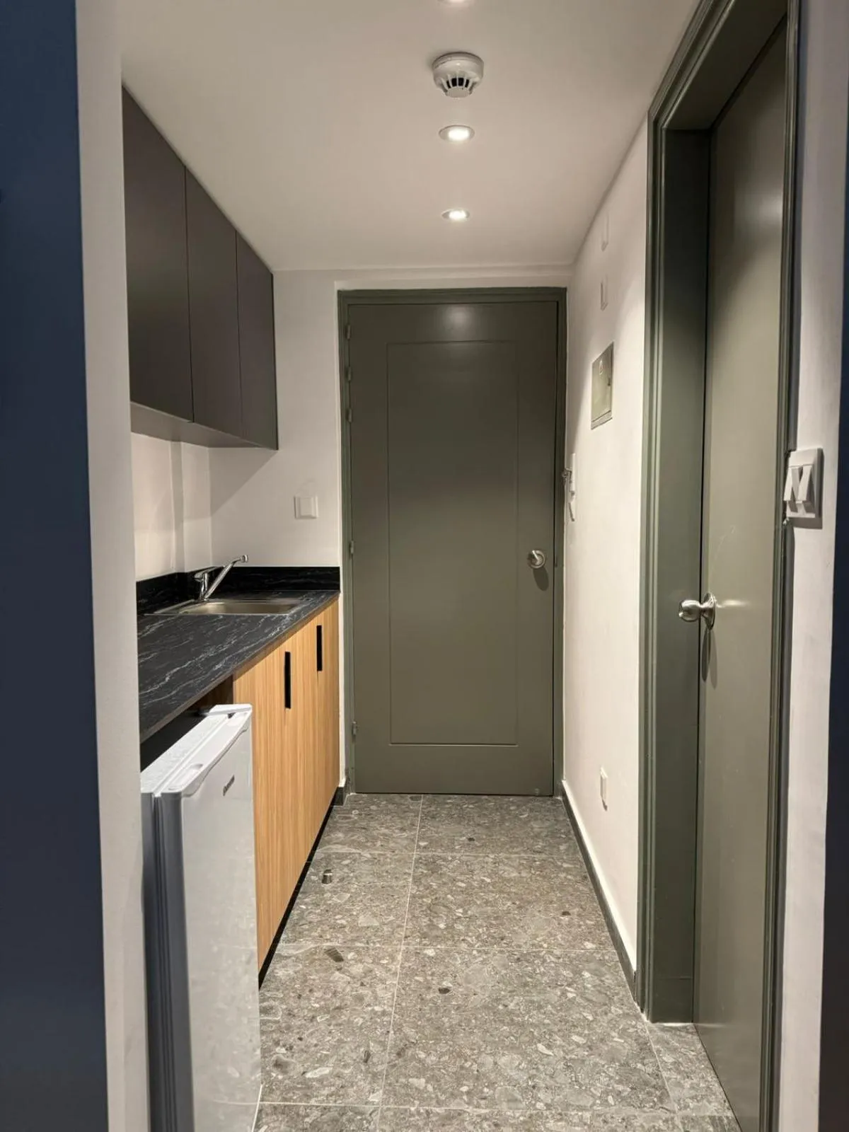 Kitchen or kitchenette in Sunflower Hotel Apartments