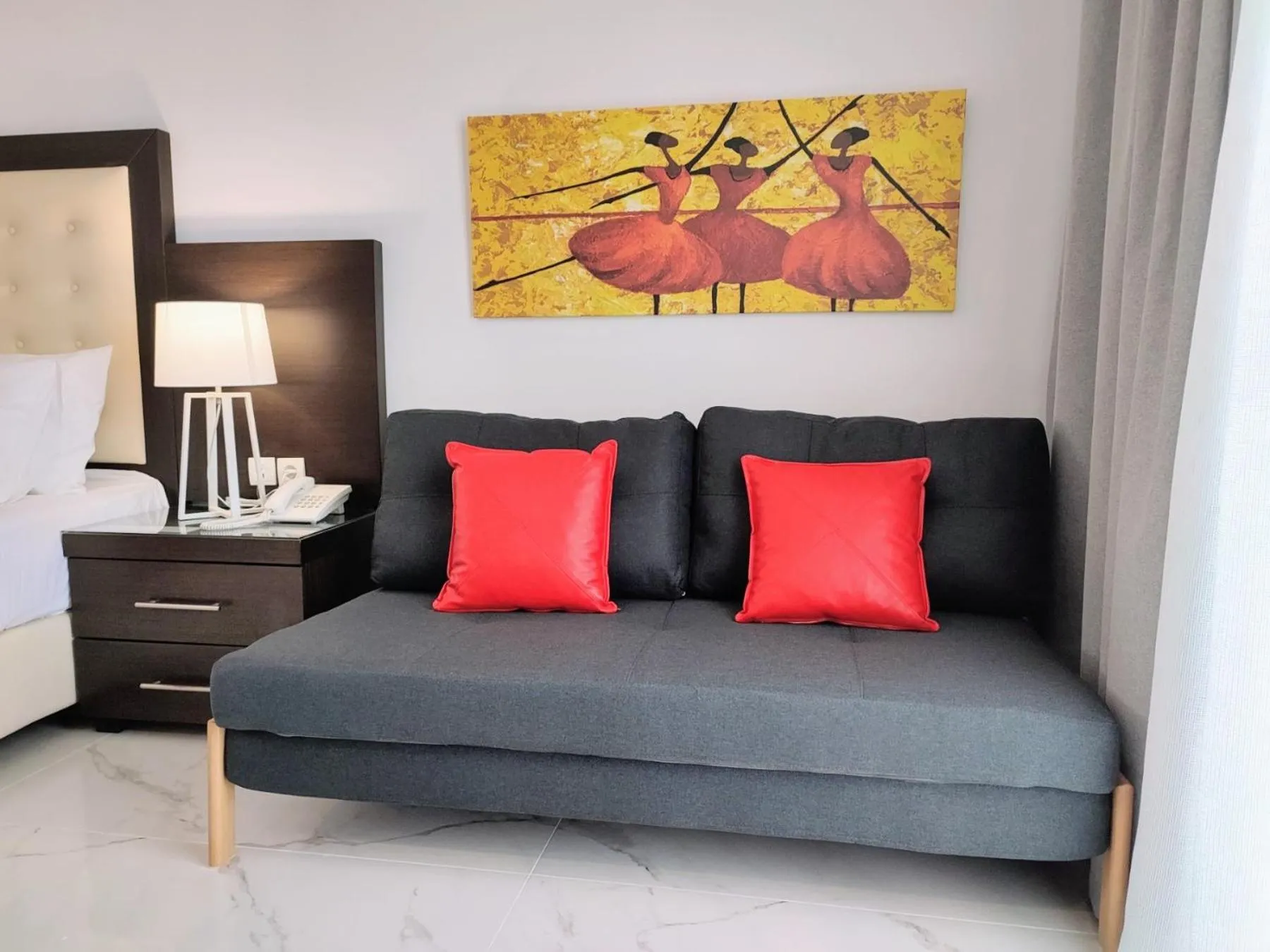 Seating area in Elektra Beach Hotel