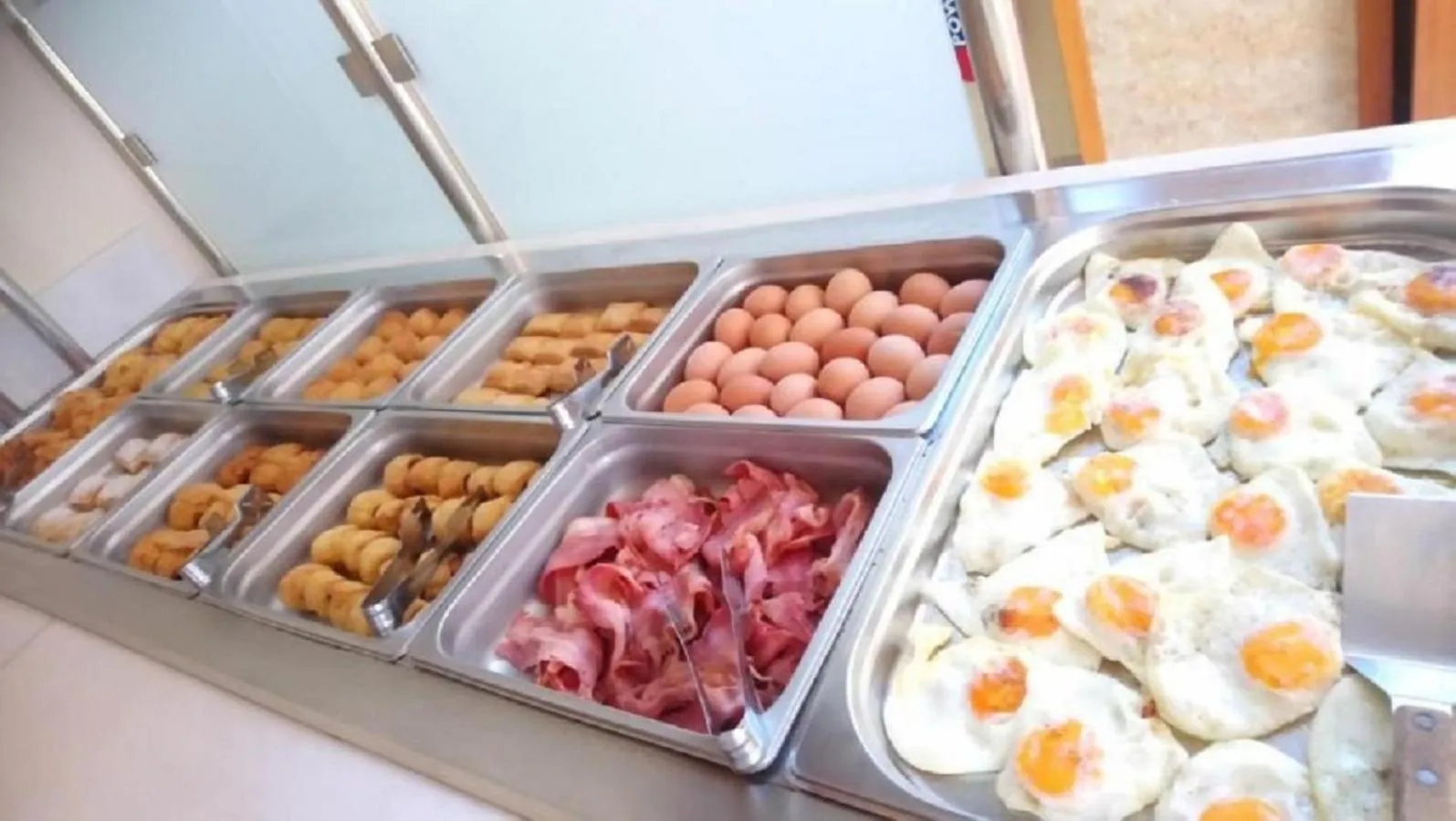 Buffet breakfast in Elektra Beach Hotel