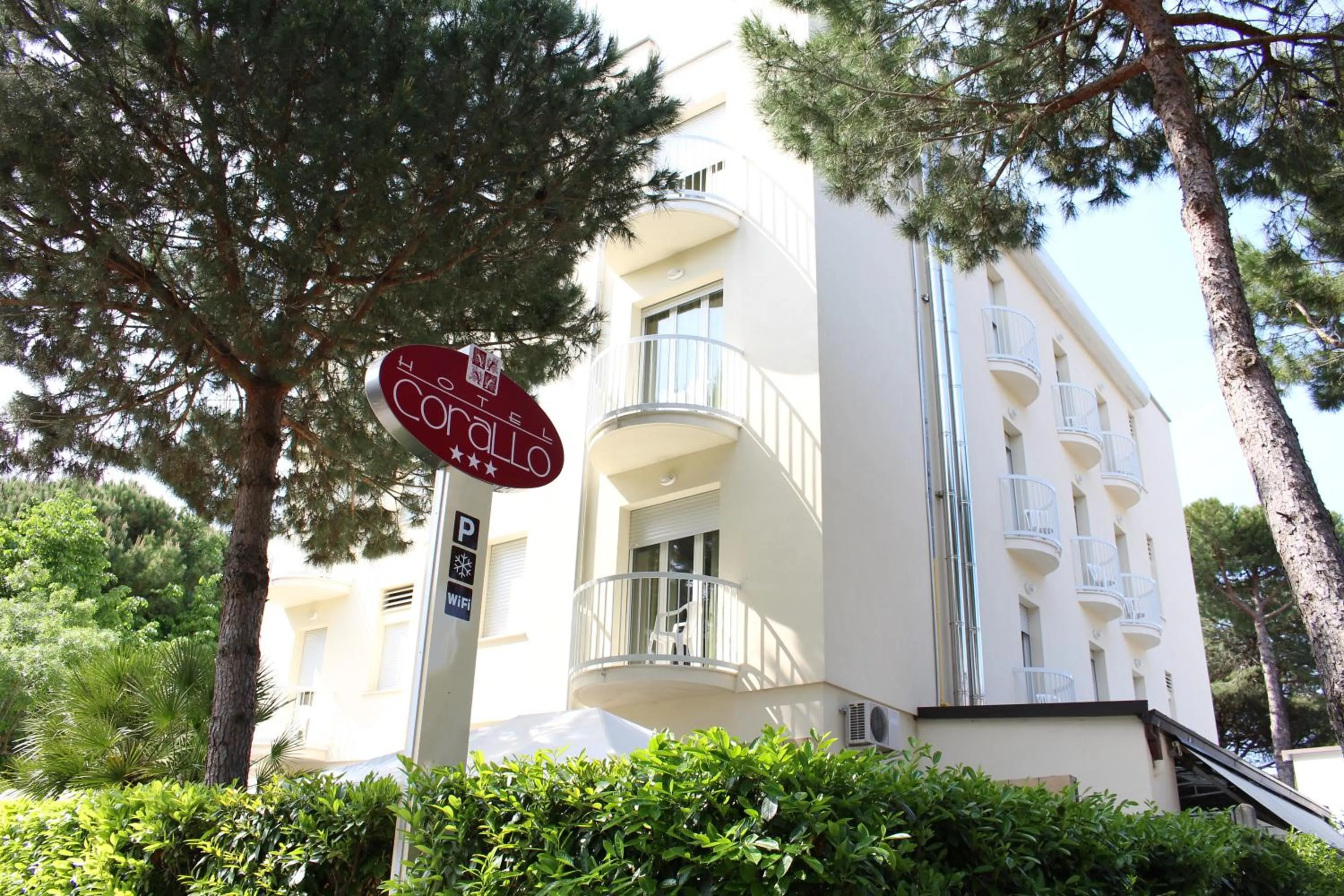 Facade/entrance in Hotel Corallo