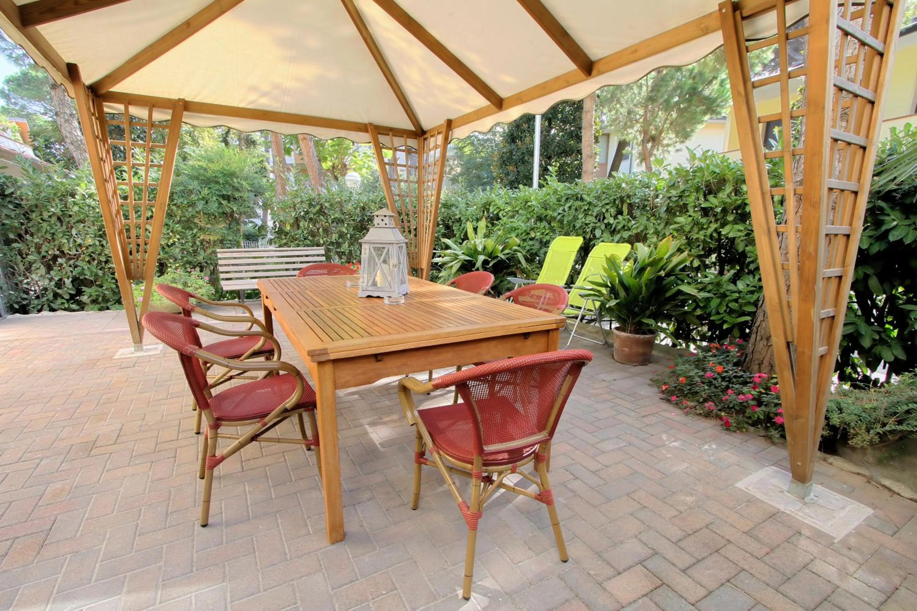 Patio in Hotel Corallo