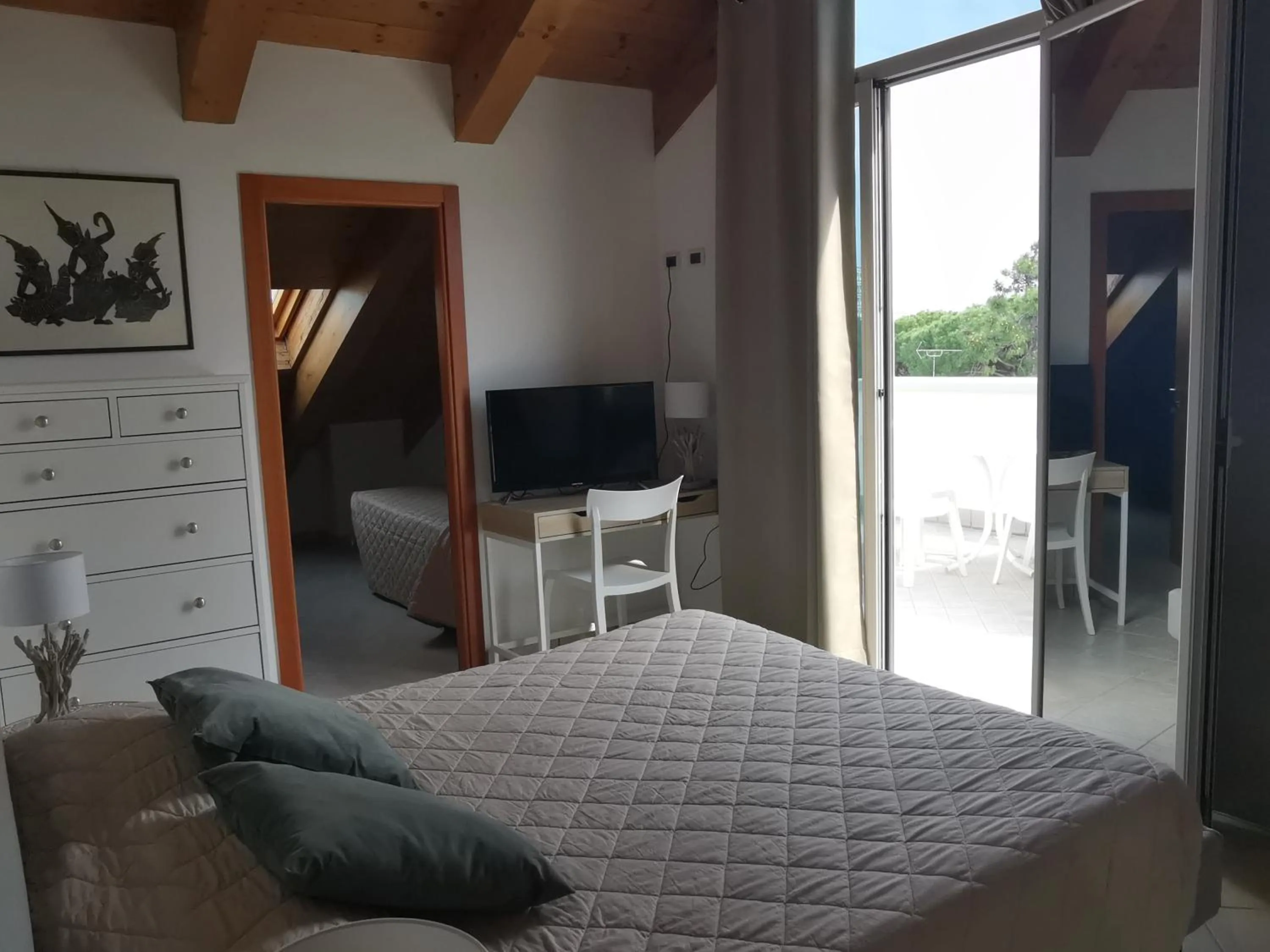 Bed in Hotel Corallo