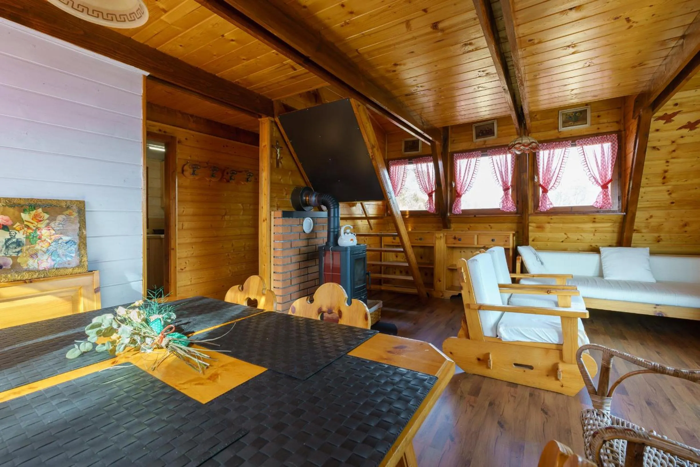 Communal lounge/ TV room in Agriturismo Giacomino