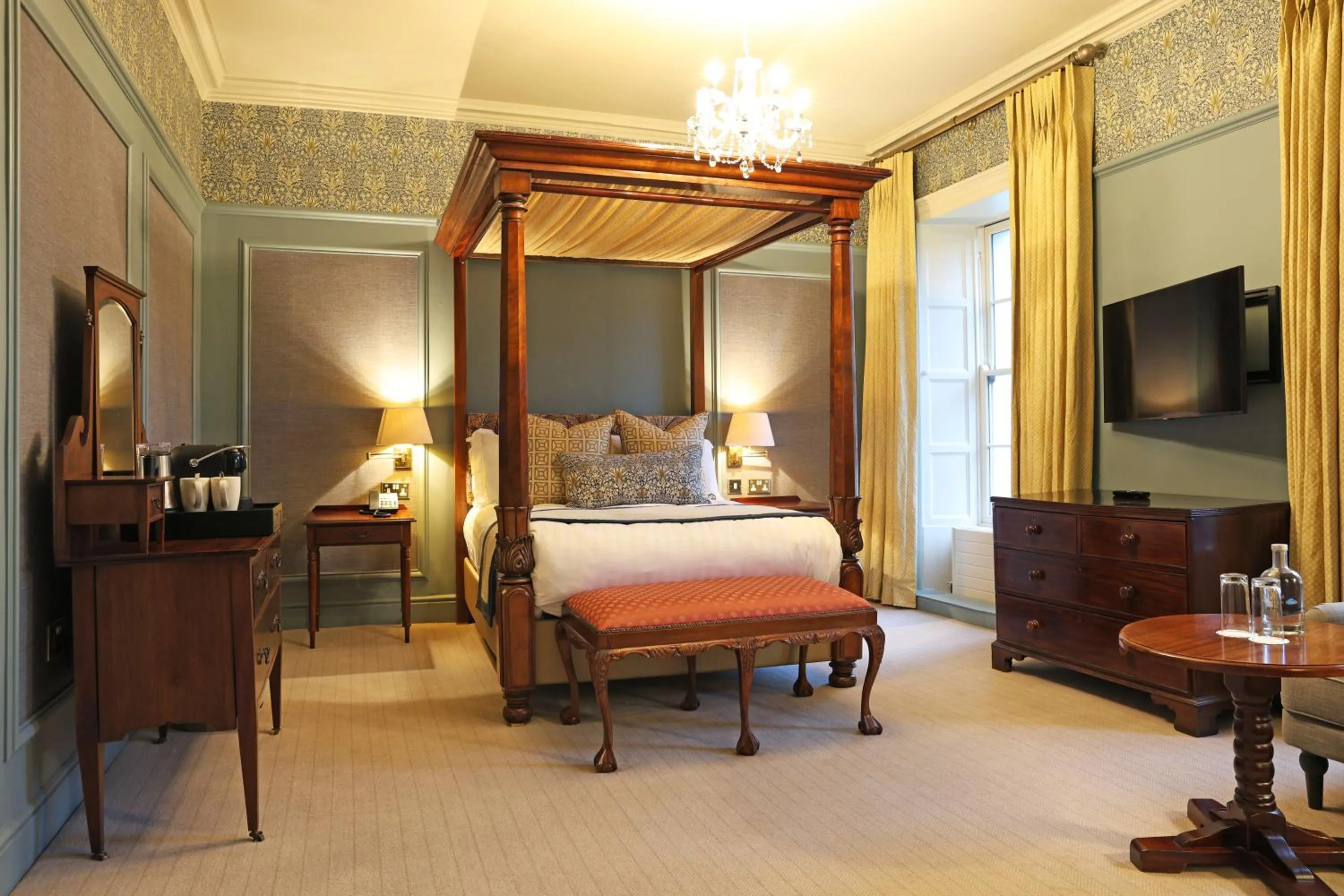 Bed in Barberstown Castle