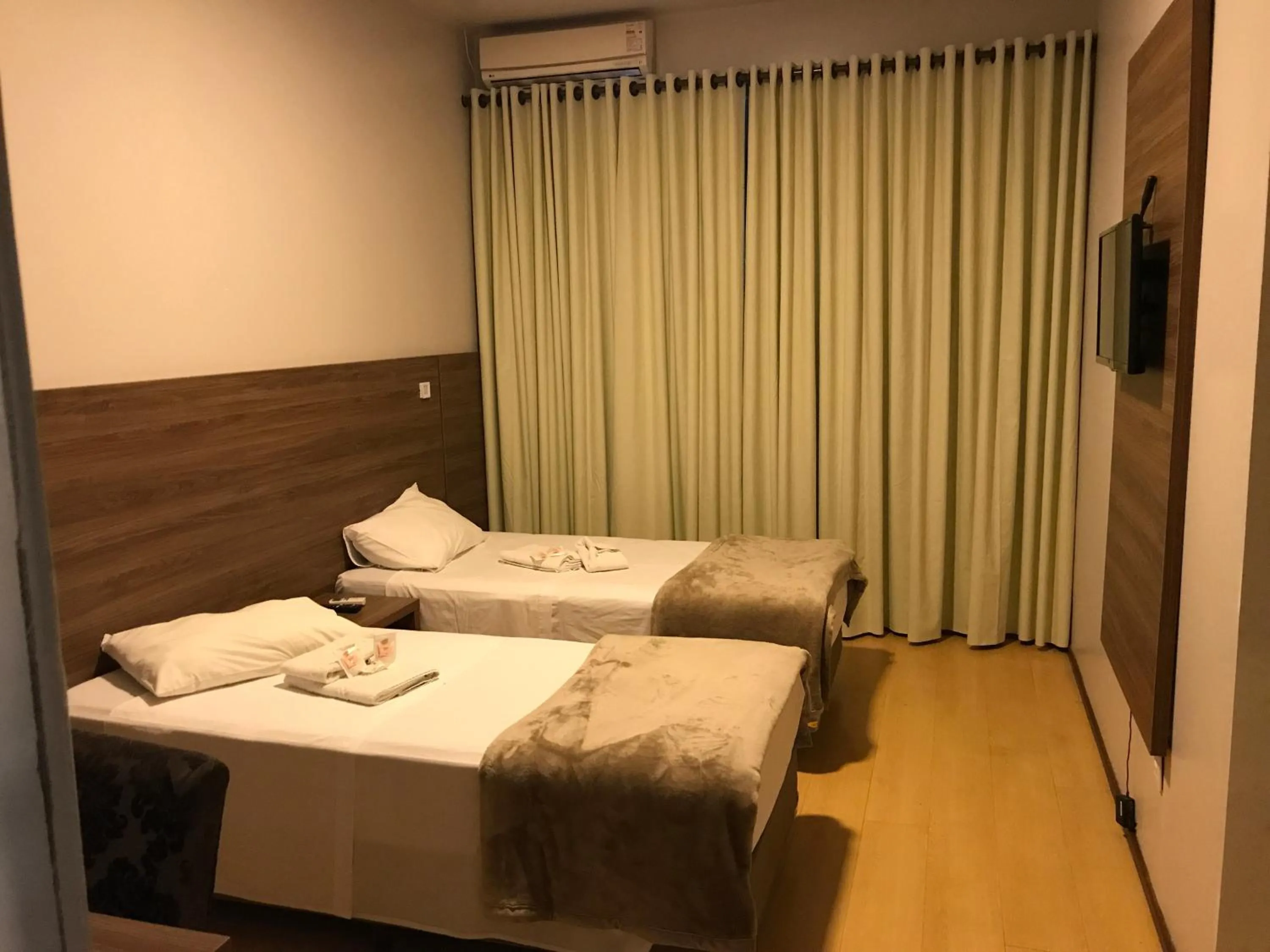 Bed in Hotel Pousada São Lourenço