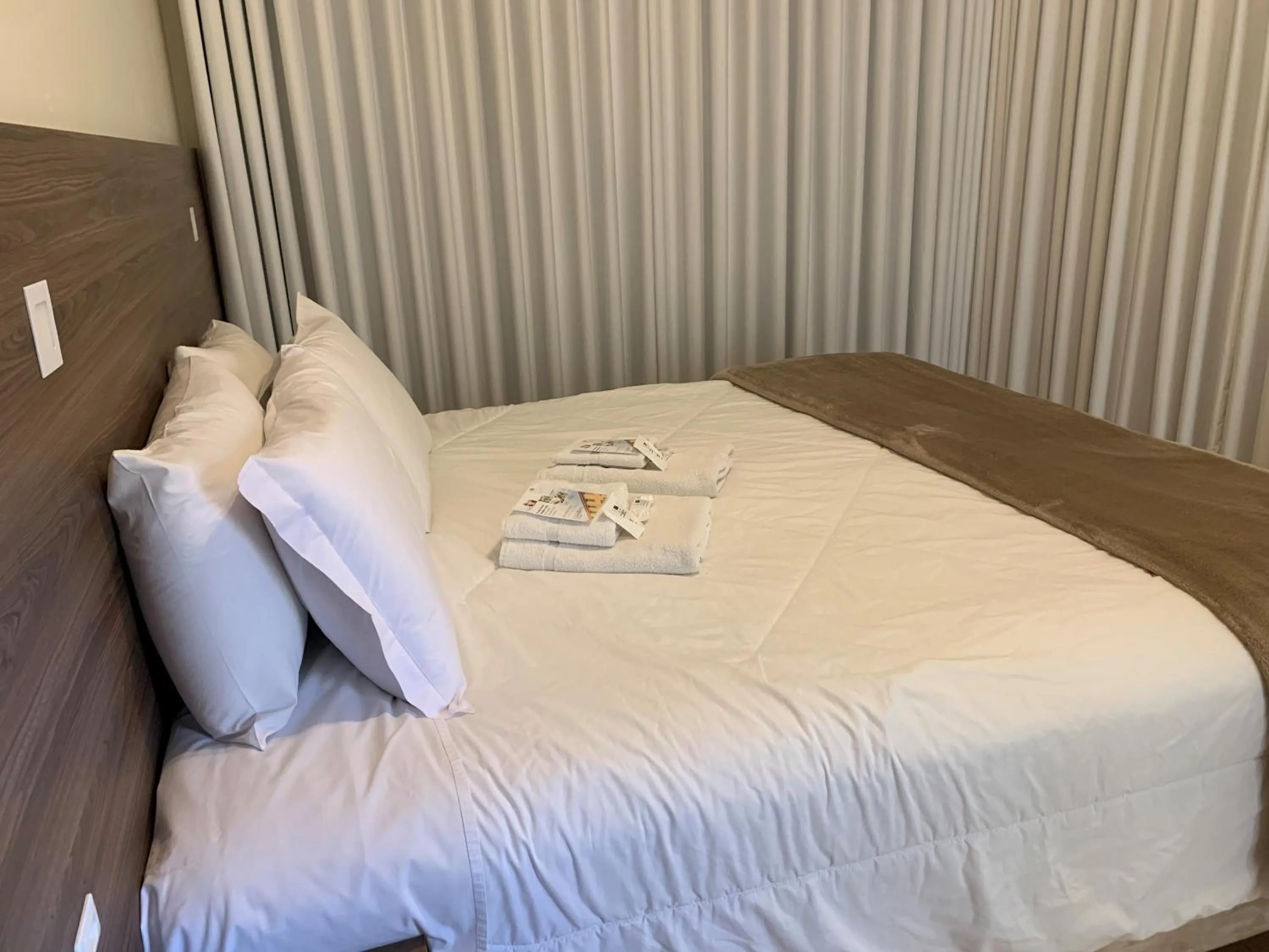 Bed in Hotel Pousada São Lourenço