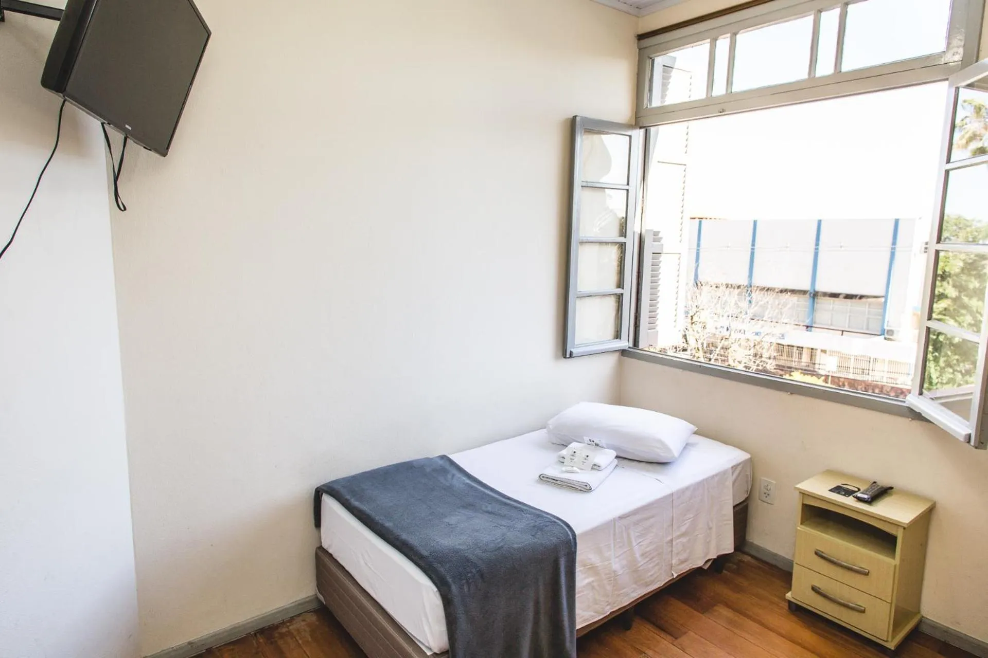 Bed in Hotel Pousada São Lourenço