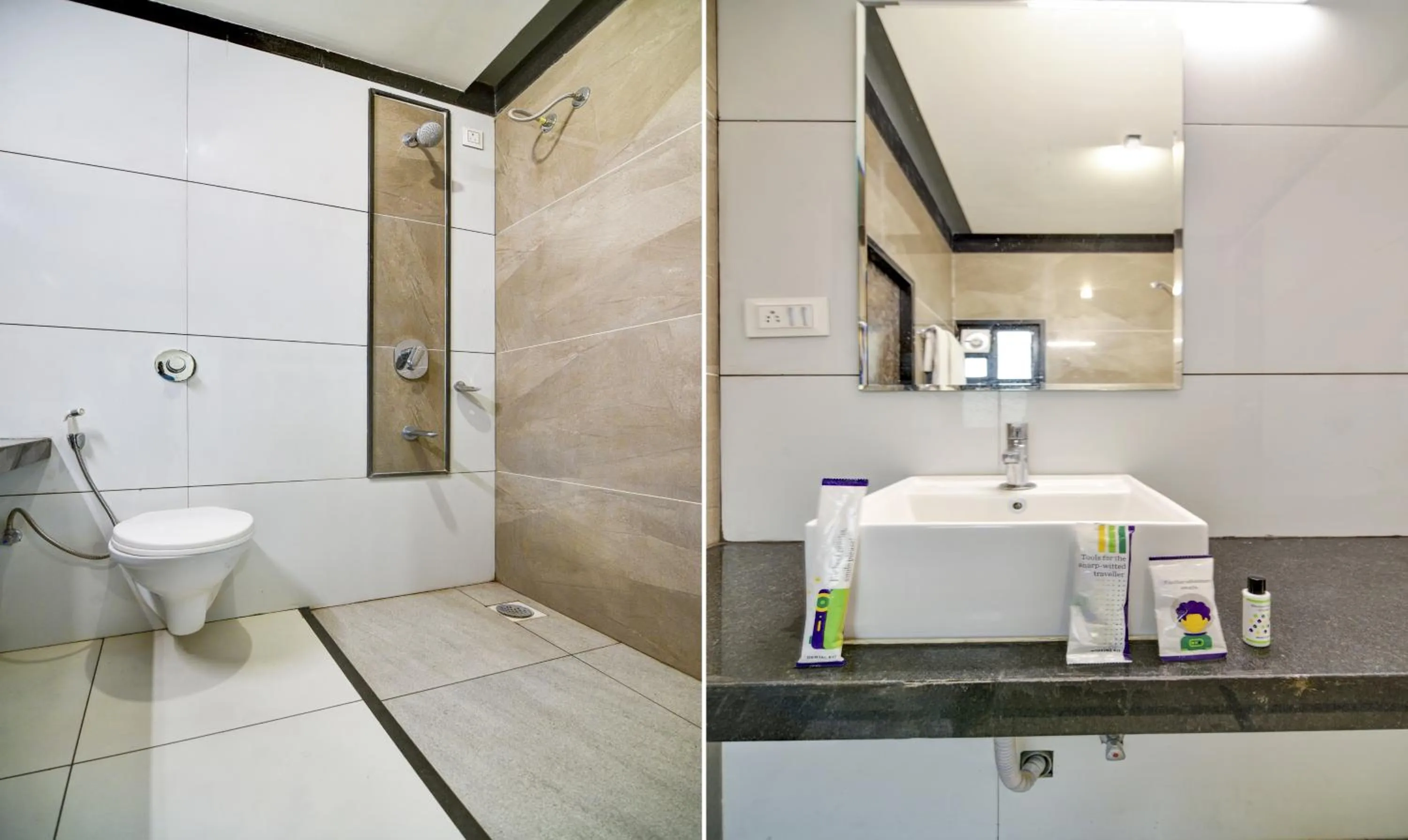 Toilet in Treebo Shree Sai Suites