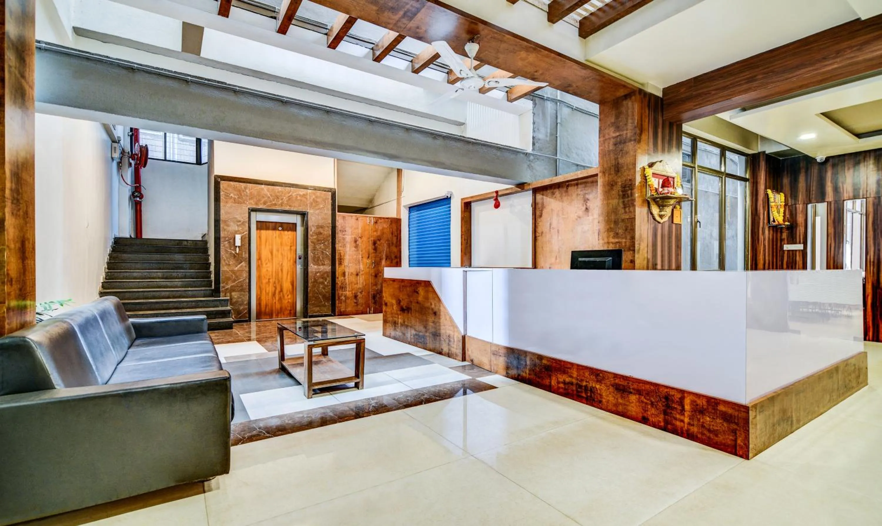 Lobby or reception in Treebo Shree Sai Suites