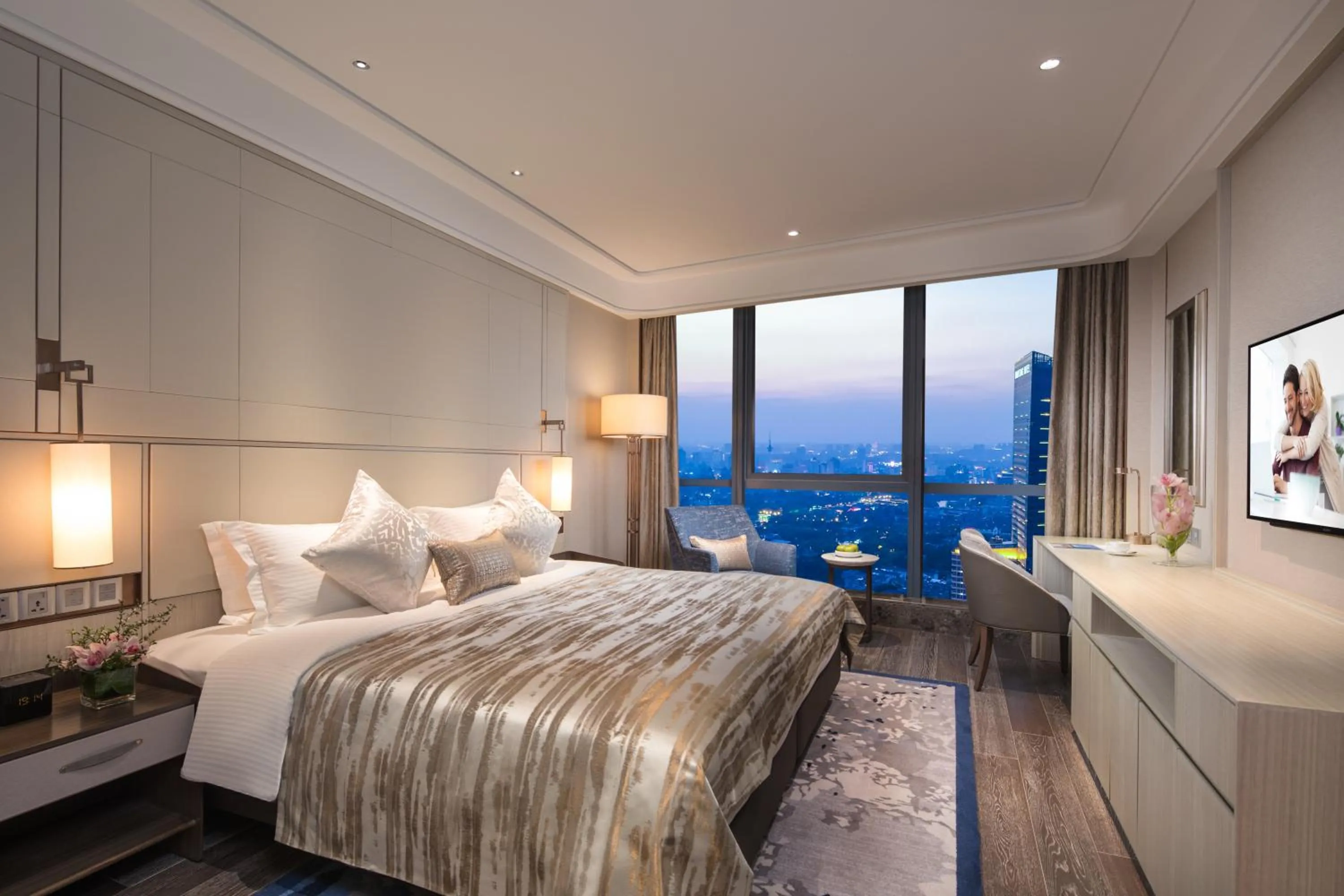 Bedroom, Bed in Ascott Harmony City Nantong