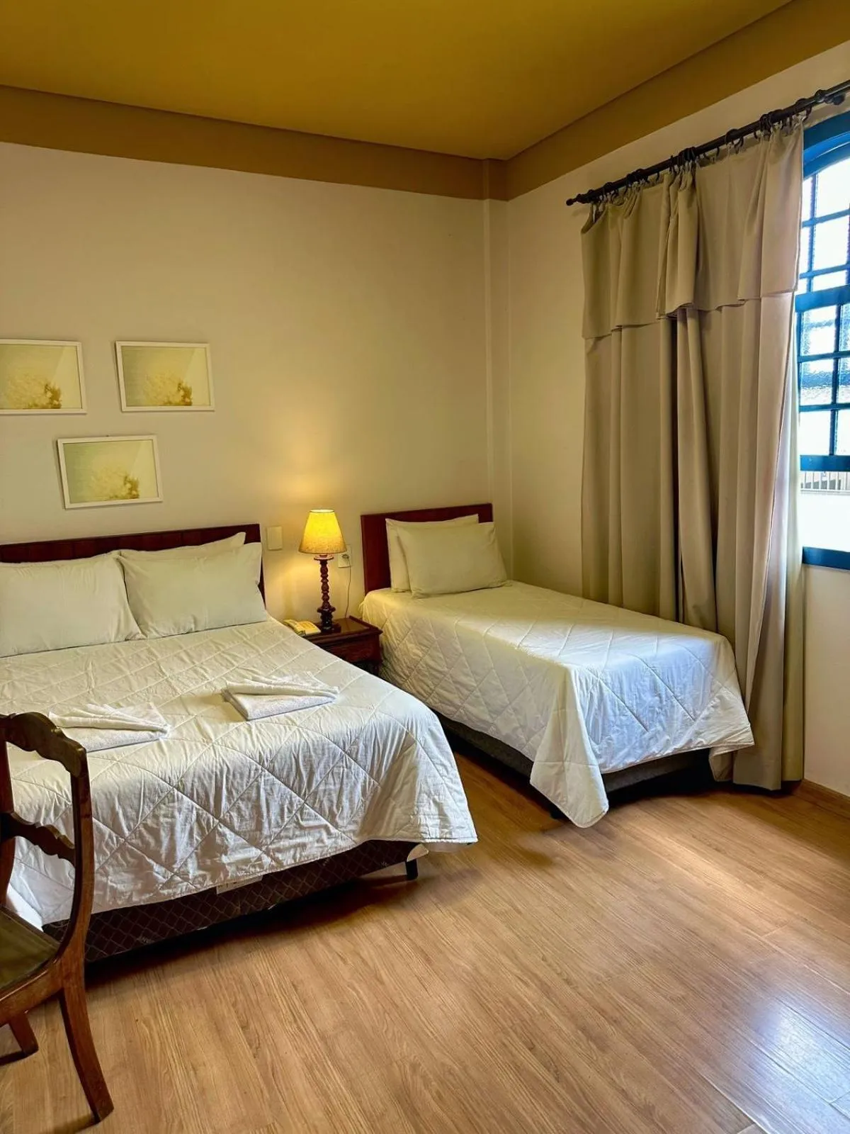 Bed in Hotel Lenheiros