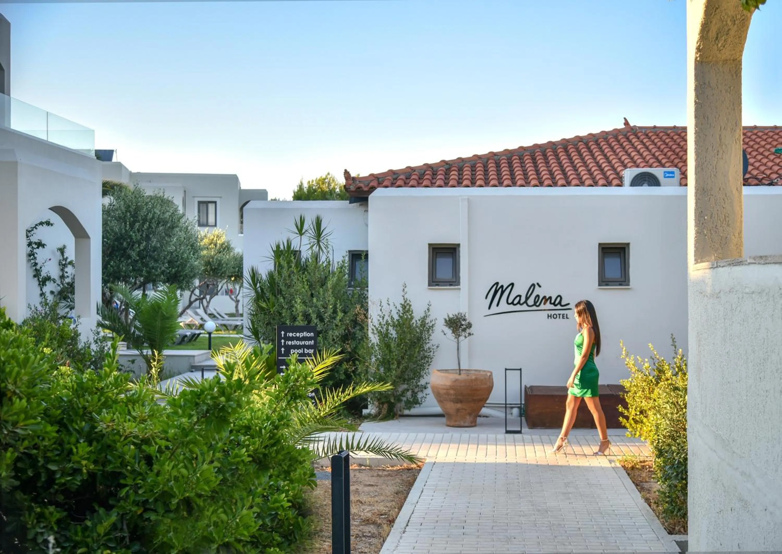 Property building in Malena Hotel & Suites - Adults Only by Omilos Hotels