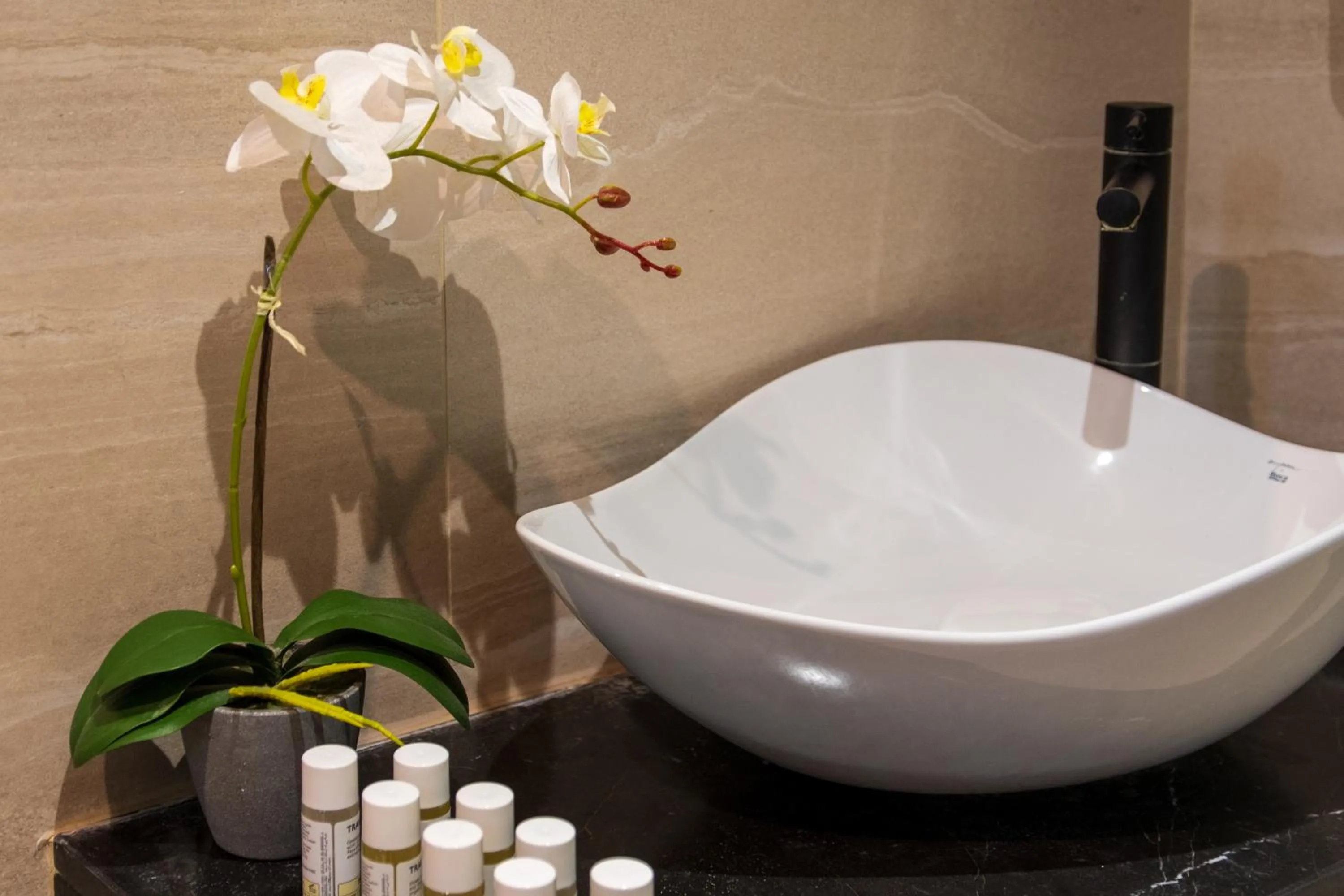 Bathroom in Malena Hotel & Suites - Adults Only by Omilos Hotels