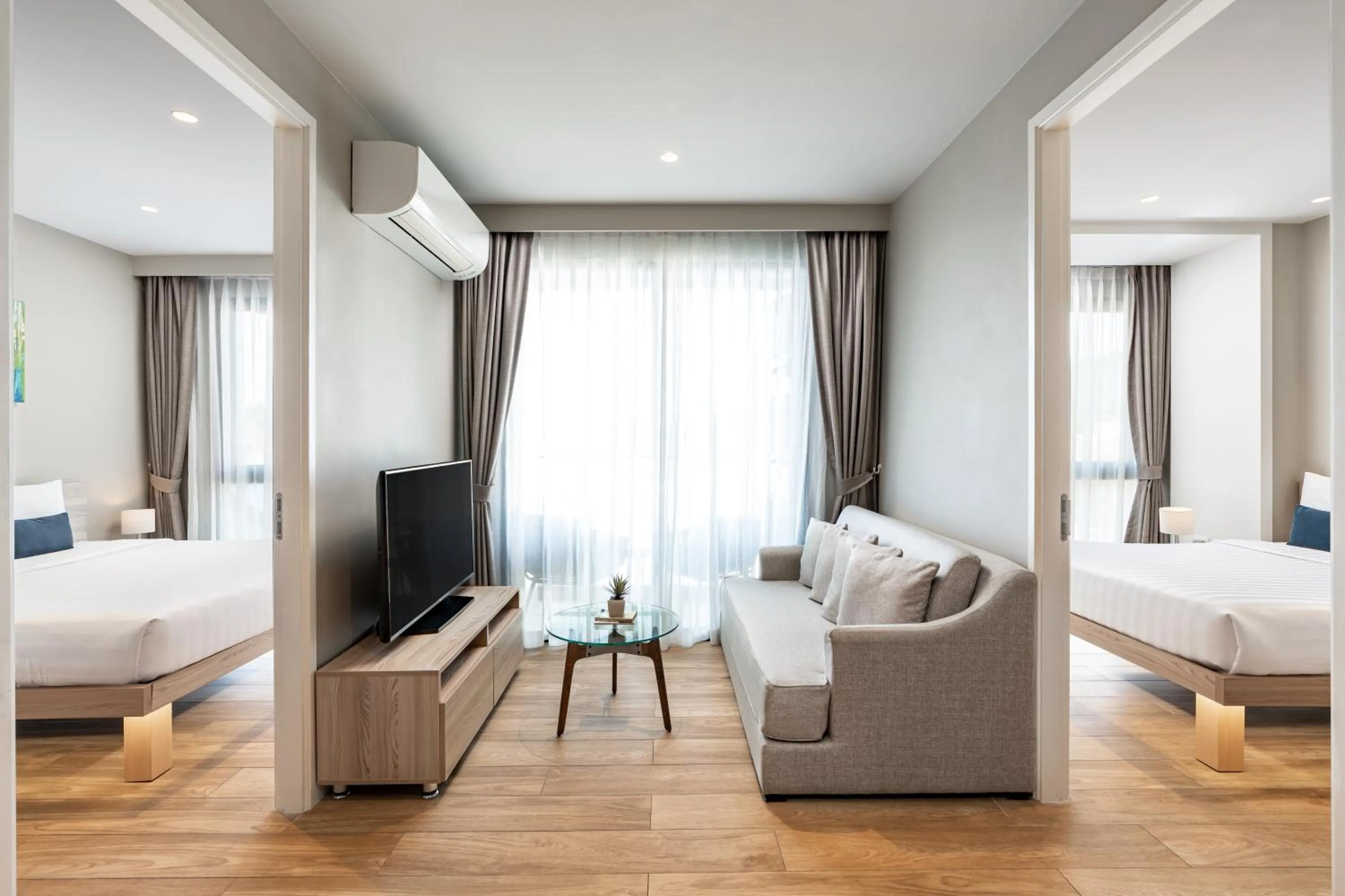 Living room, Bed in Diamond Resort Phuket Official Account