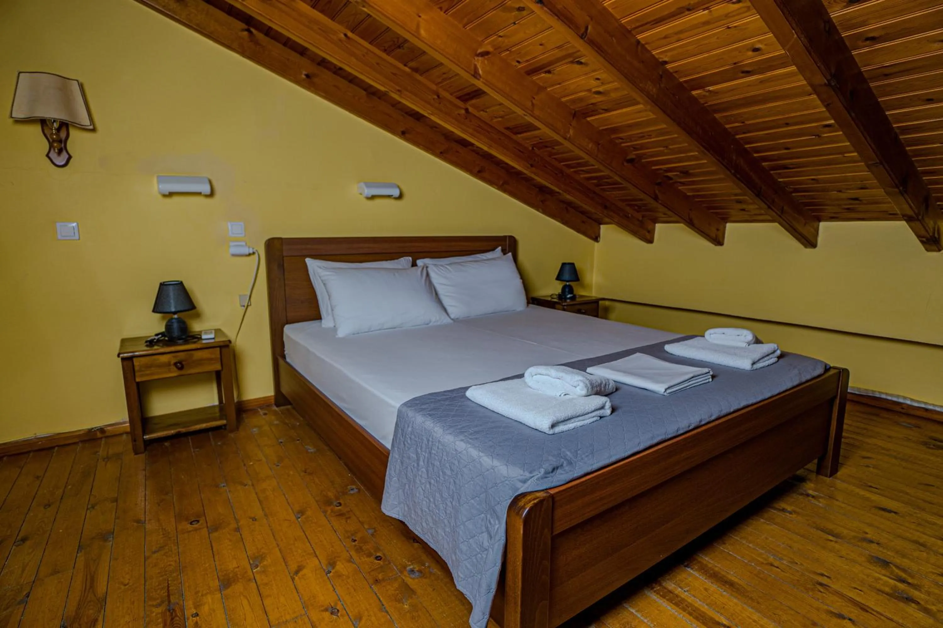 Bed in Symi Garden Studios