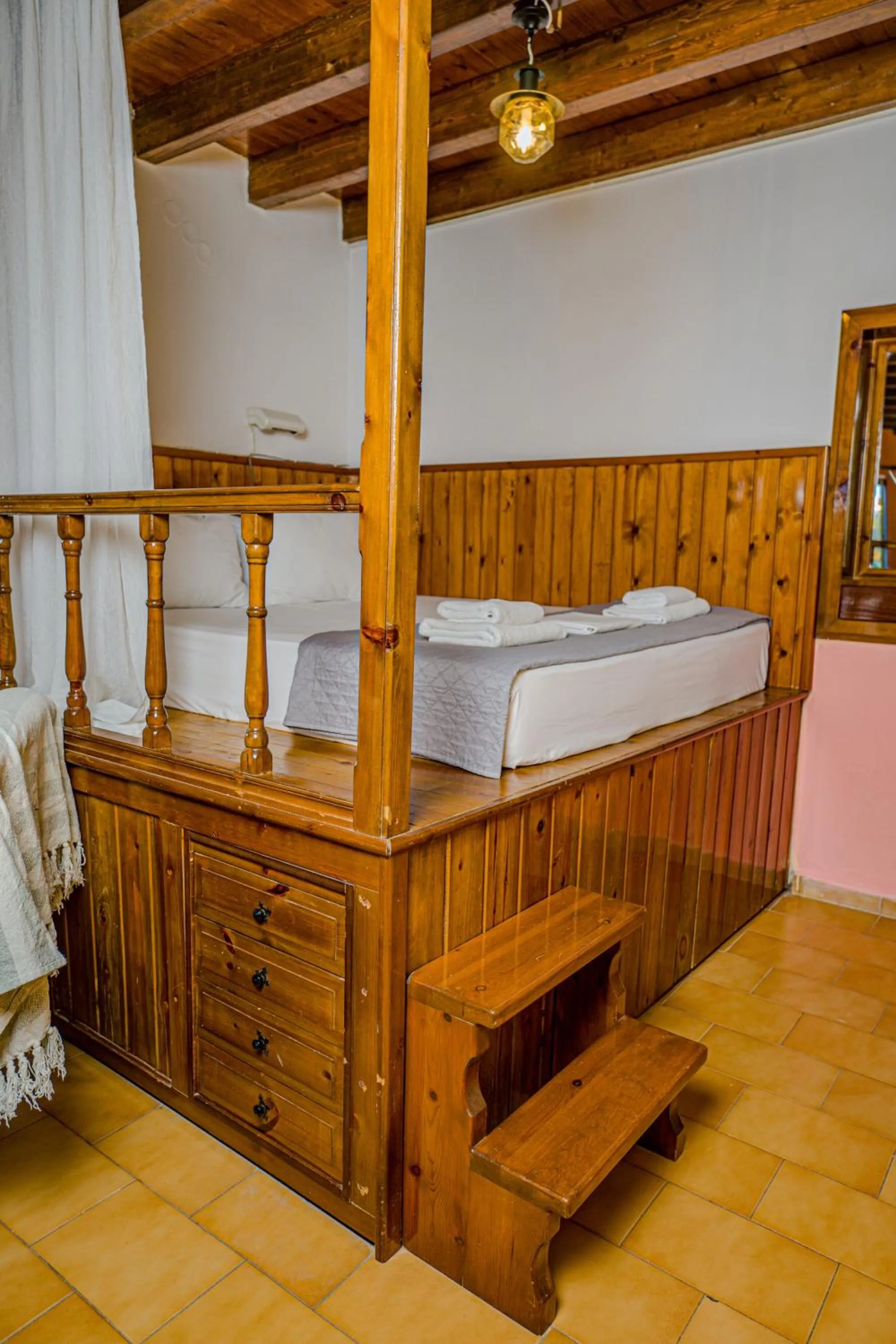 Bed in Symi Garden Studios