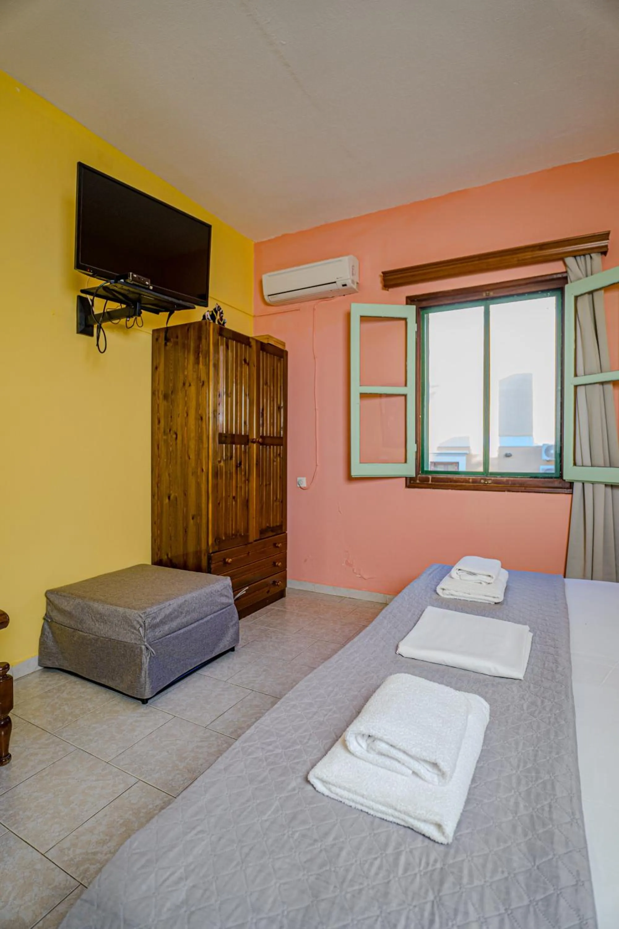 Bed in Symi Garden Studios