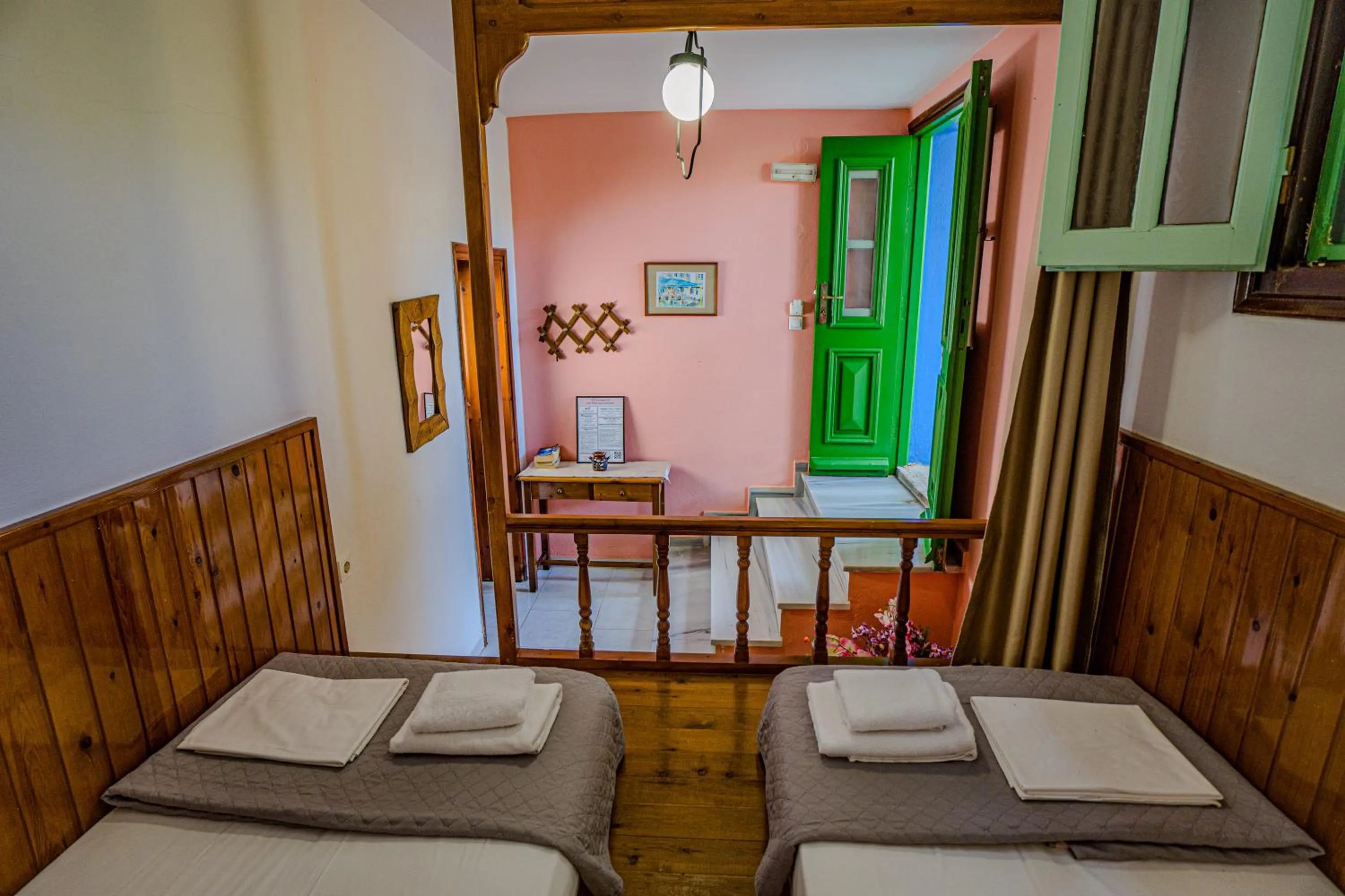 Bed in Symi Garden Studios