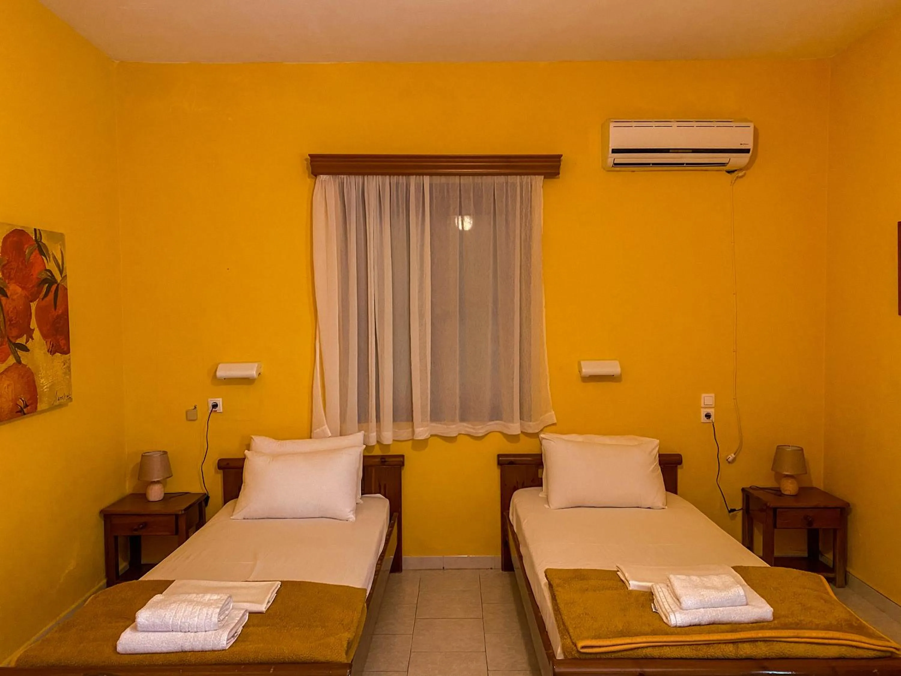 Bed in Symi Garden Studios