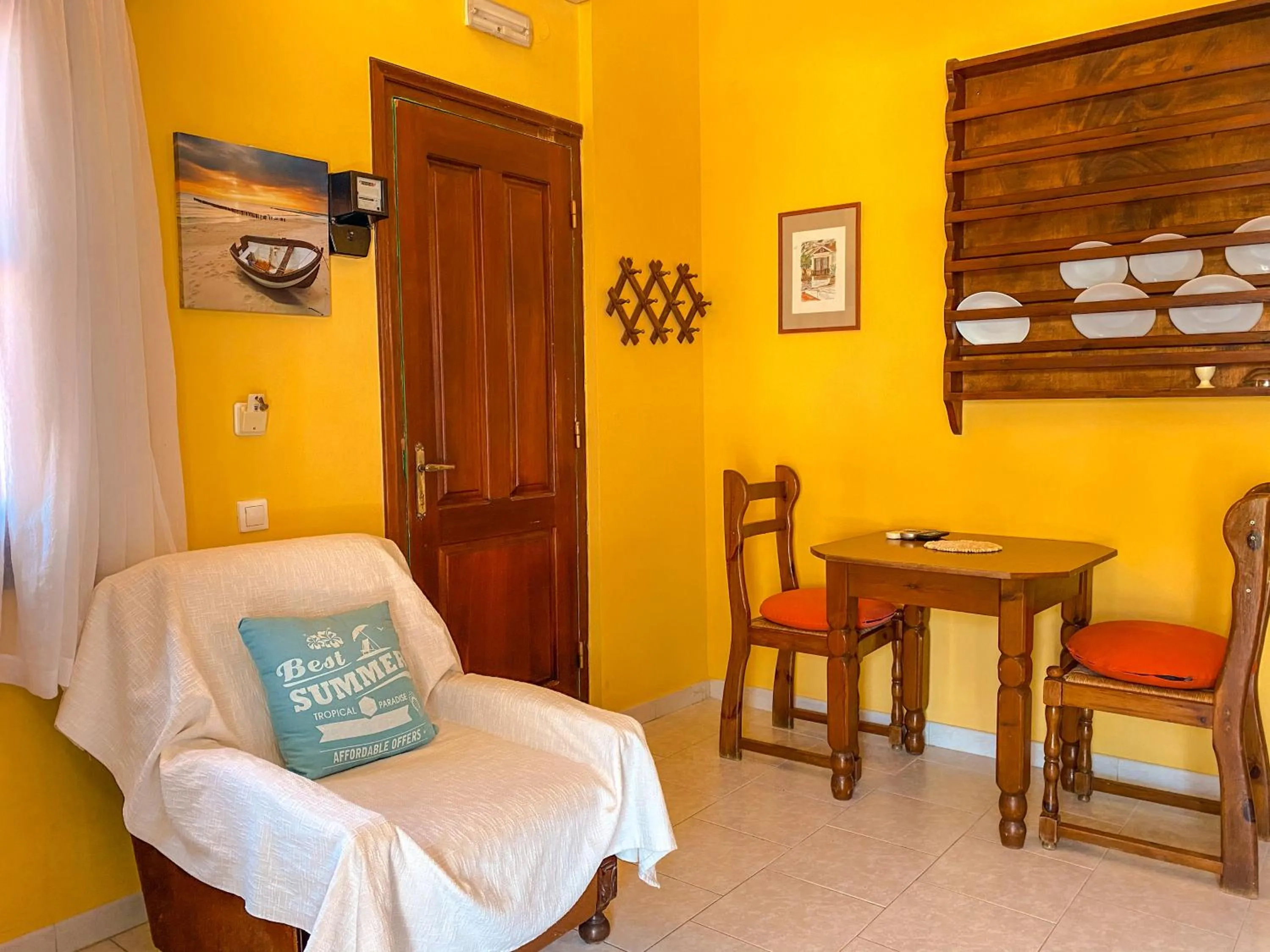 Bed in Symi Garden Studios