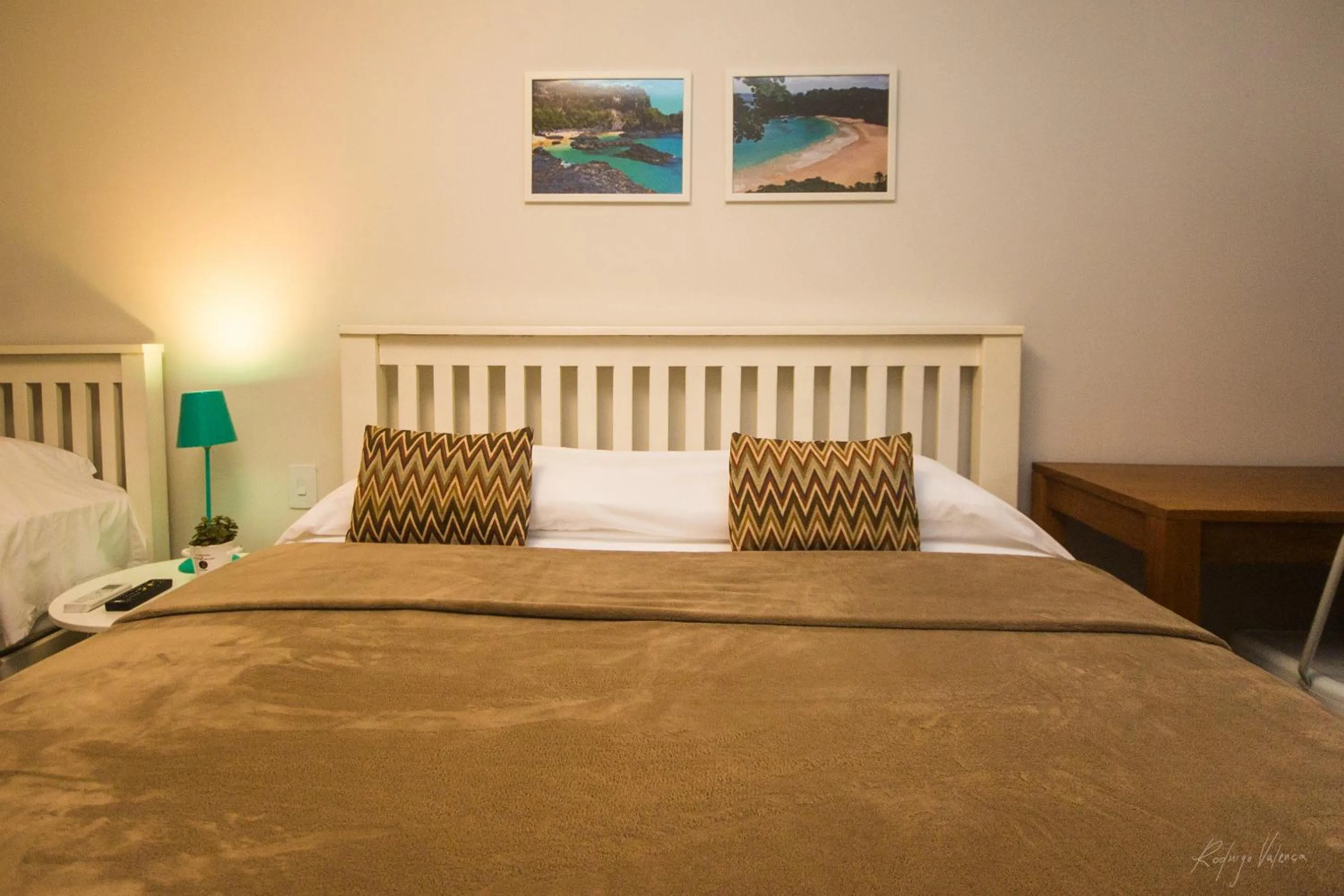 Bed in Pousada Seu Dodó