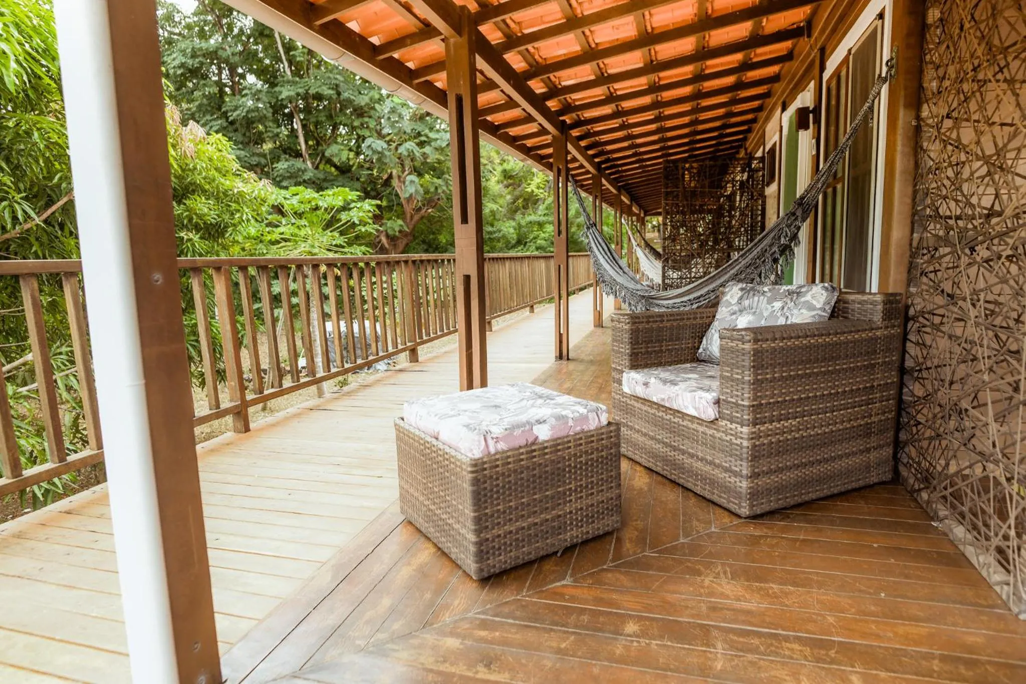 Balcony/Terrace in Pousada Seu Dodó