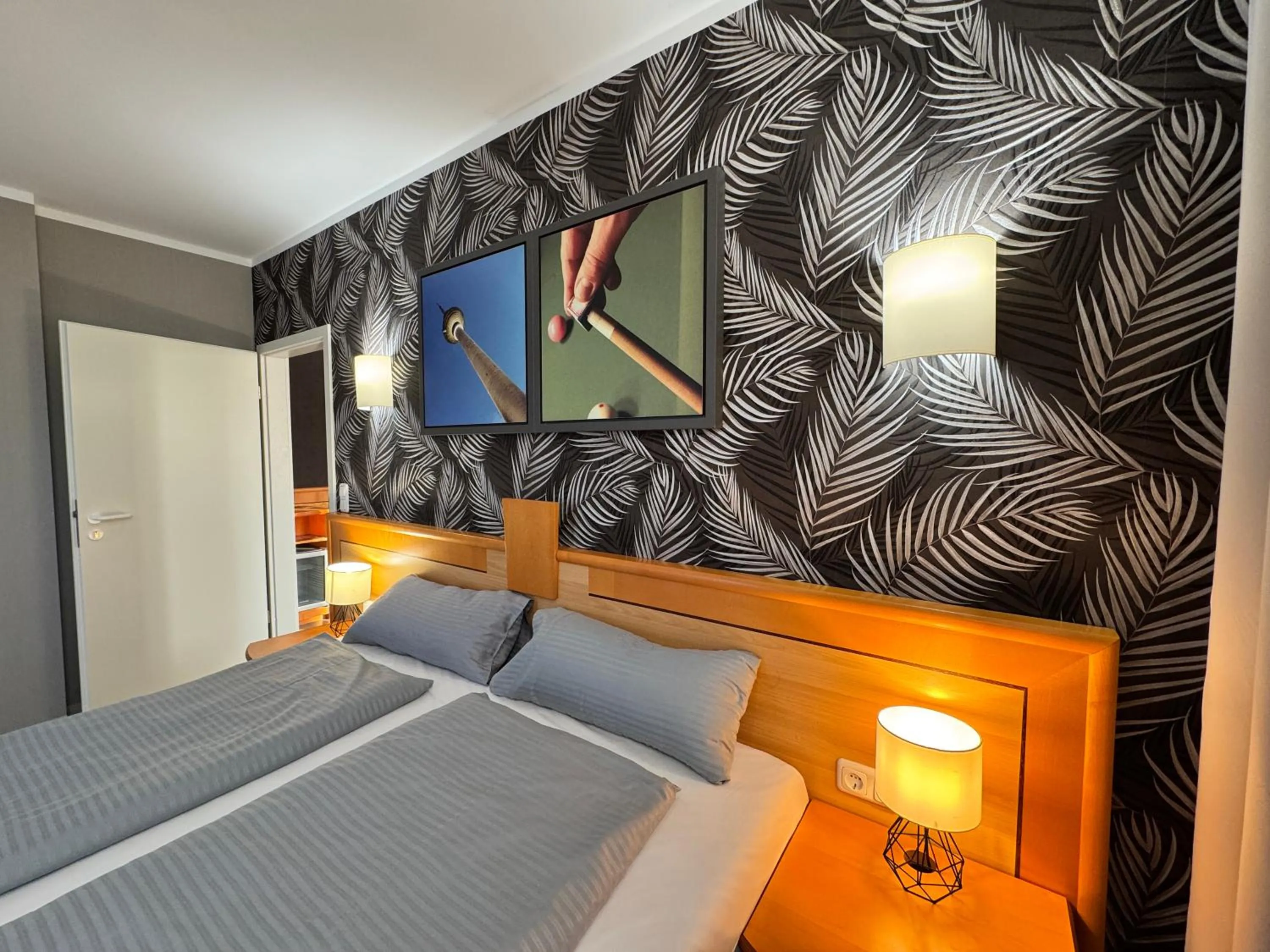 Bed in Parkhotel Viktoria