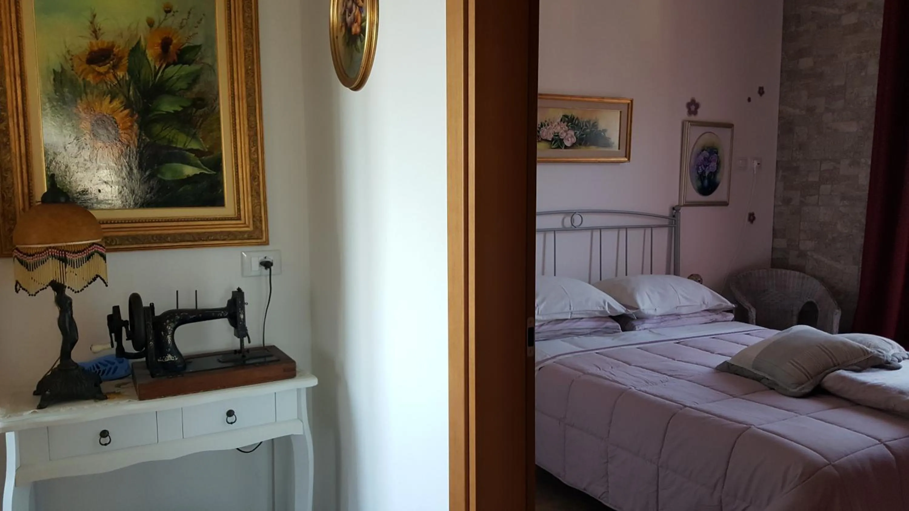 Bed in b&b Bigolin Cristina