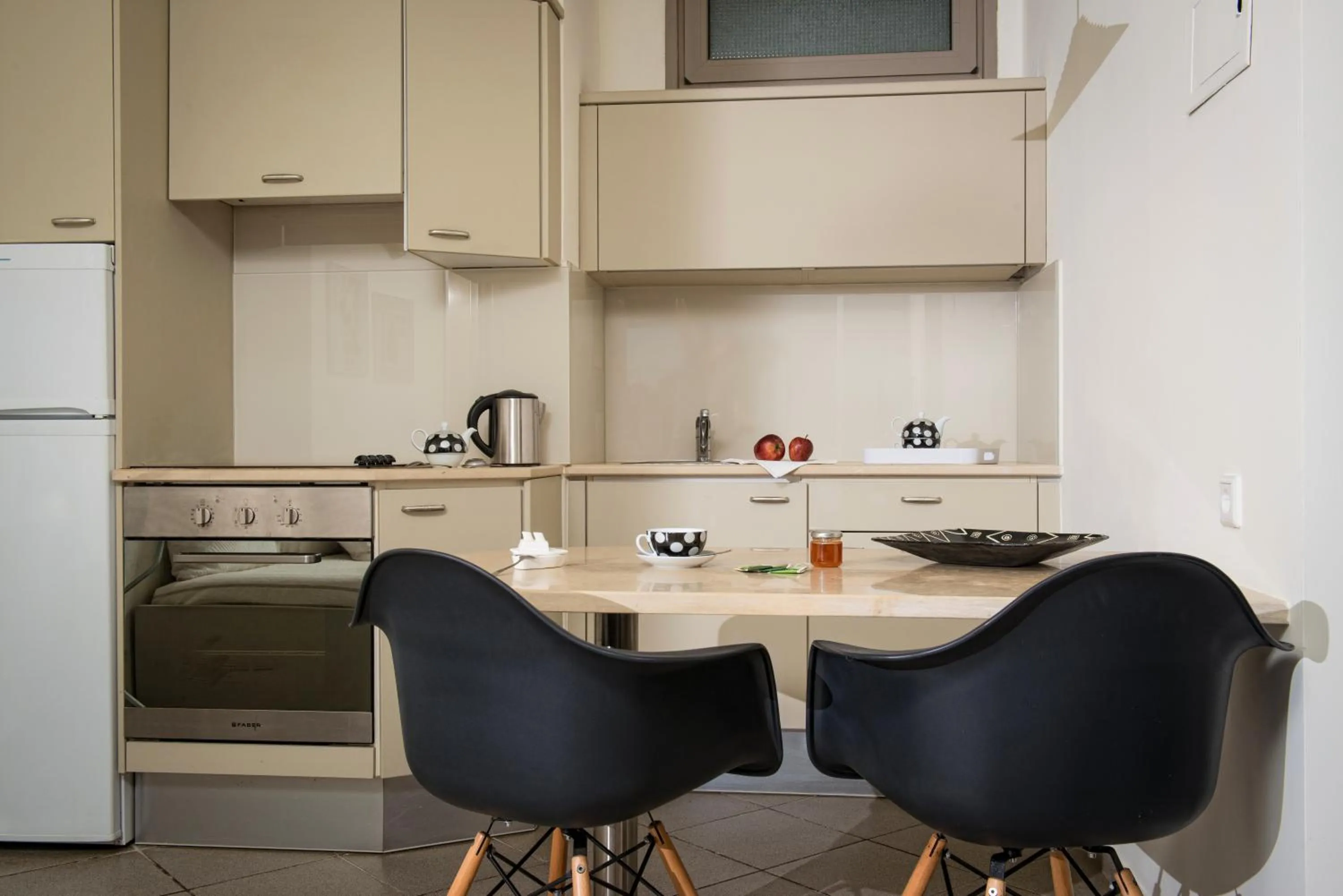 Kitchen or kitchenette in Skajado Holiday Apartments