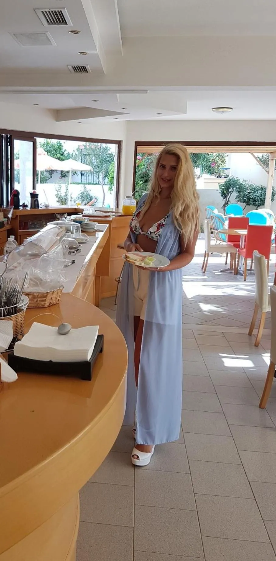 Continental breakfast in Arhodiko Hotel