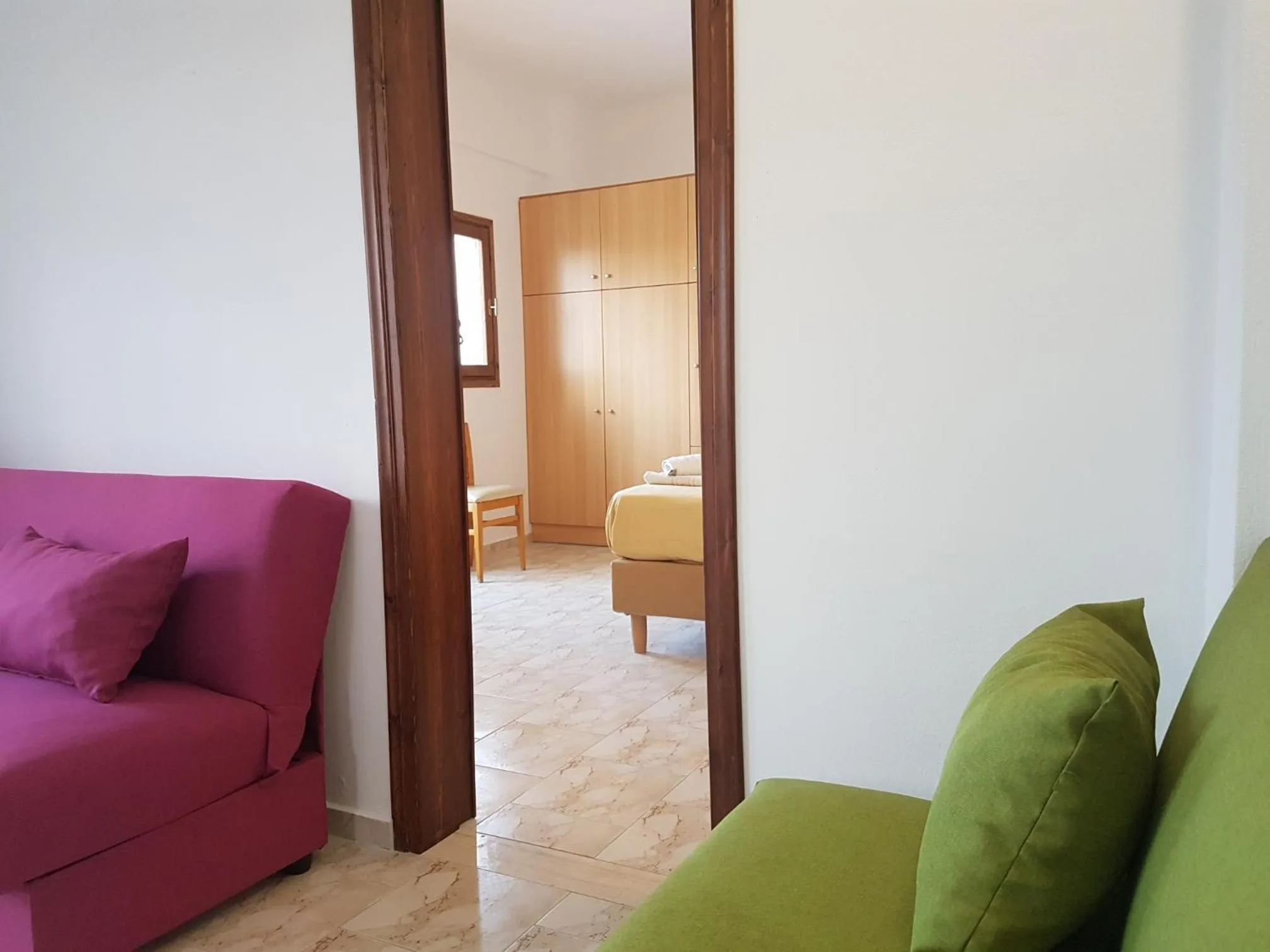 Living room in Arhodiko Hotel