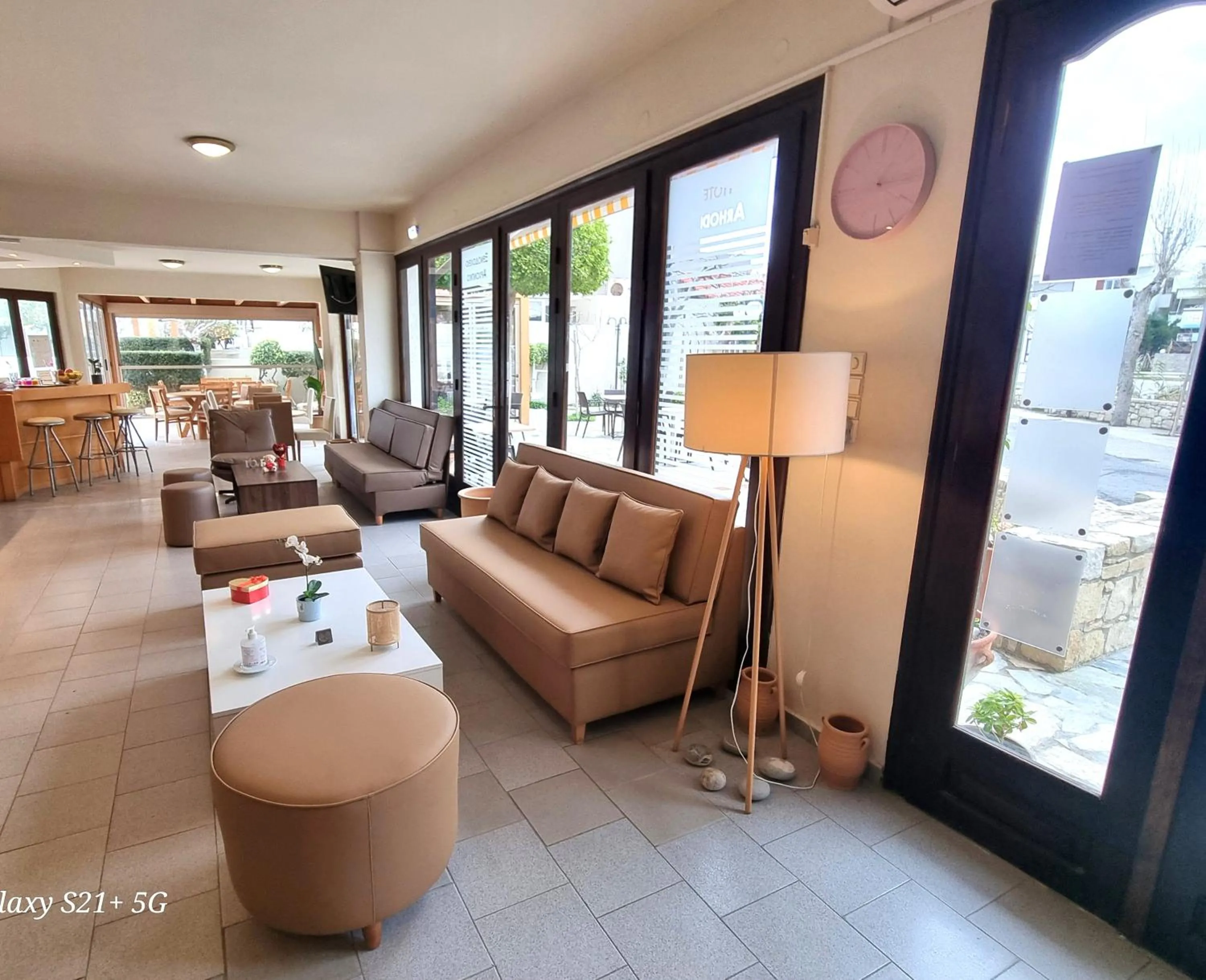 Lobby or reception in Arhodiko Hotel