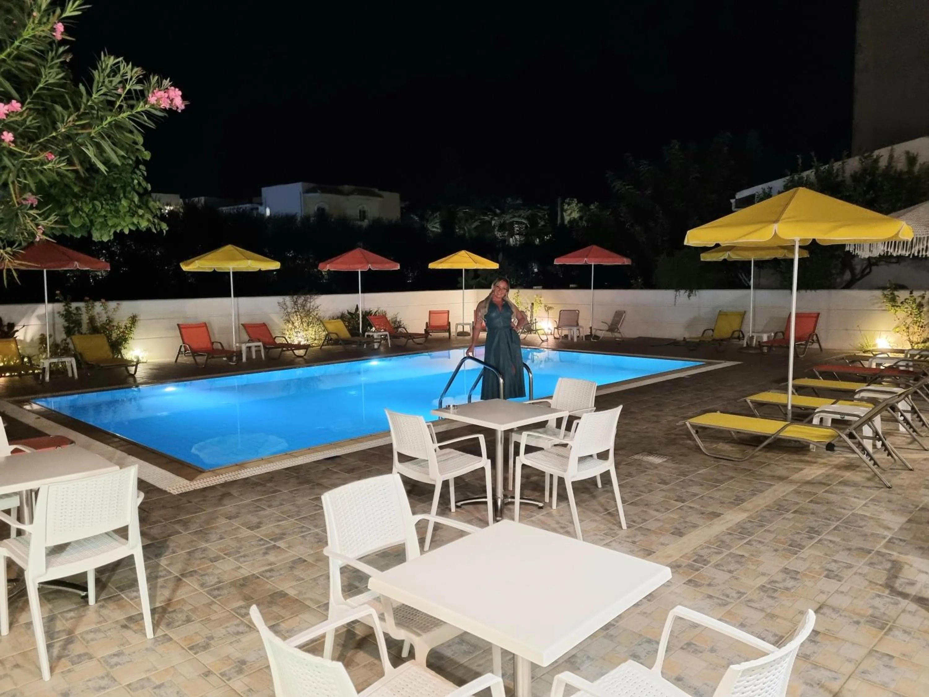 Balcony/Terrace in Arhodiko Hotel