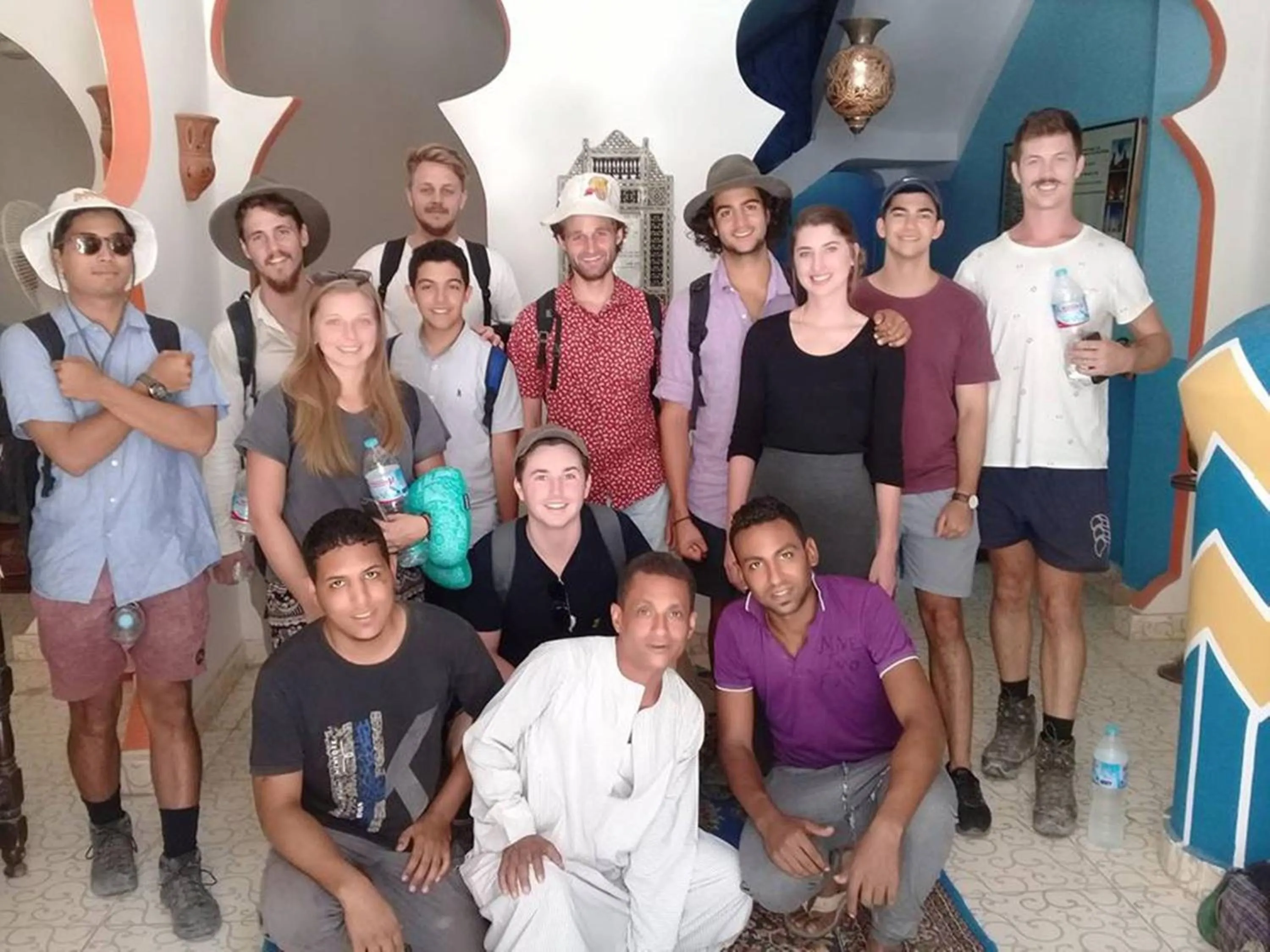 Staff in Cleopatra Hotel Luxor