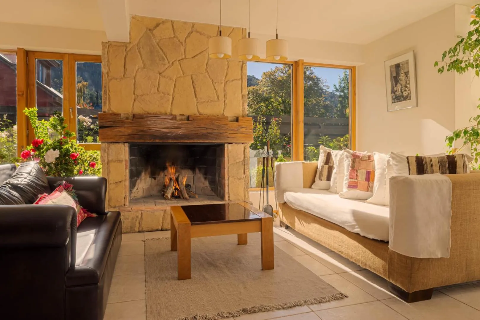 Living room in Hotel Antiguos