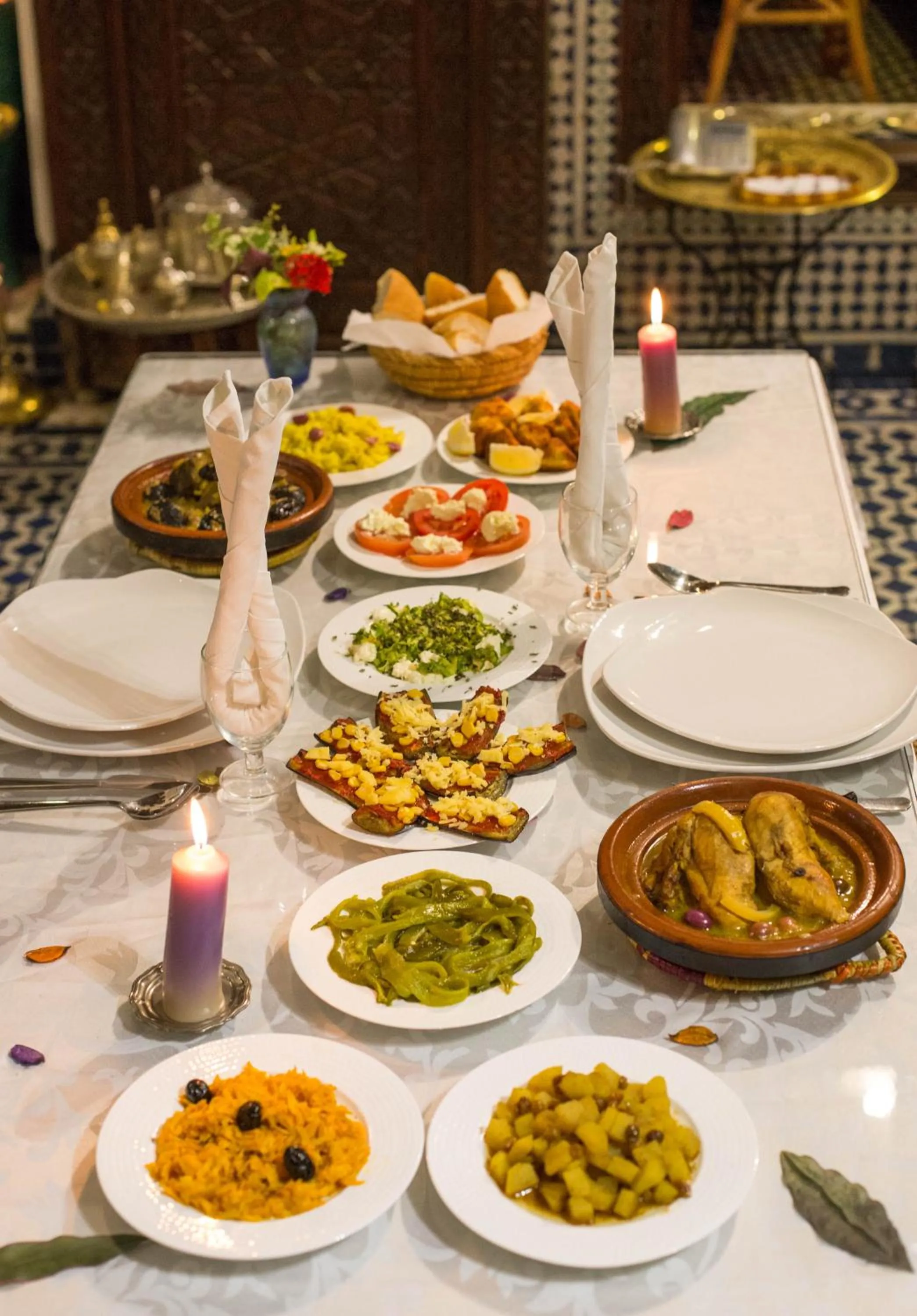 Dinner in Riad Dar Cordoba