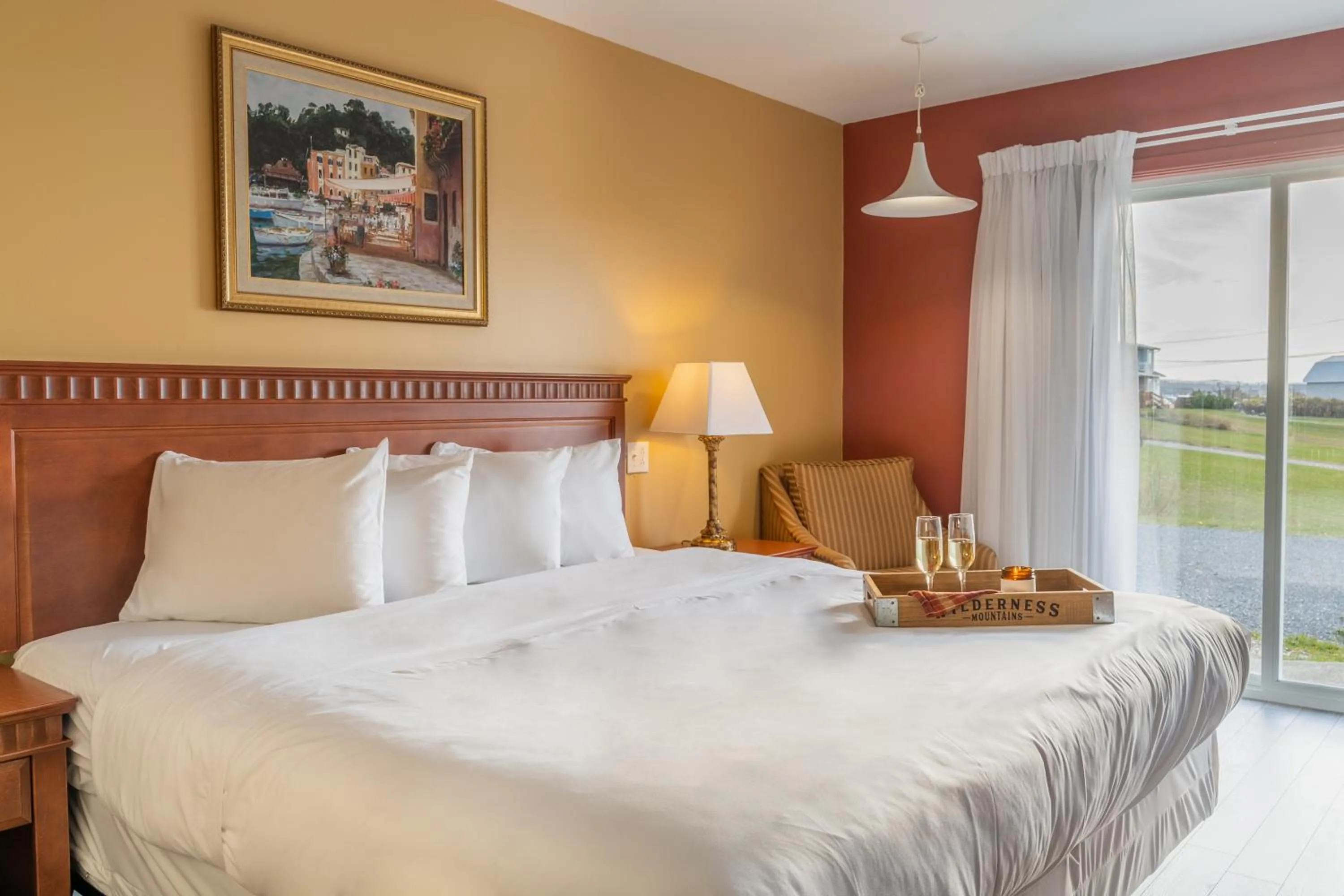 Bed in Hôtel Motel La Vigie