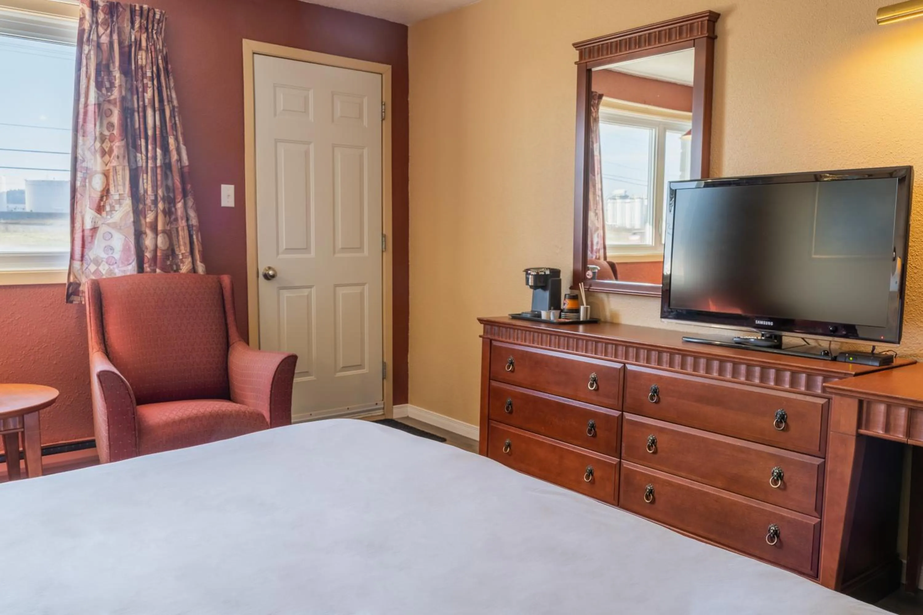 Bed in Hôtel Motel La Vigie