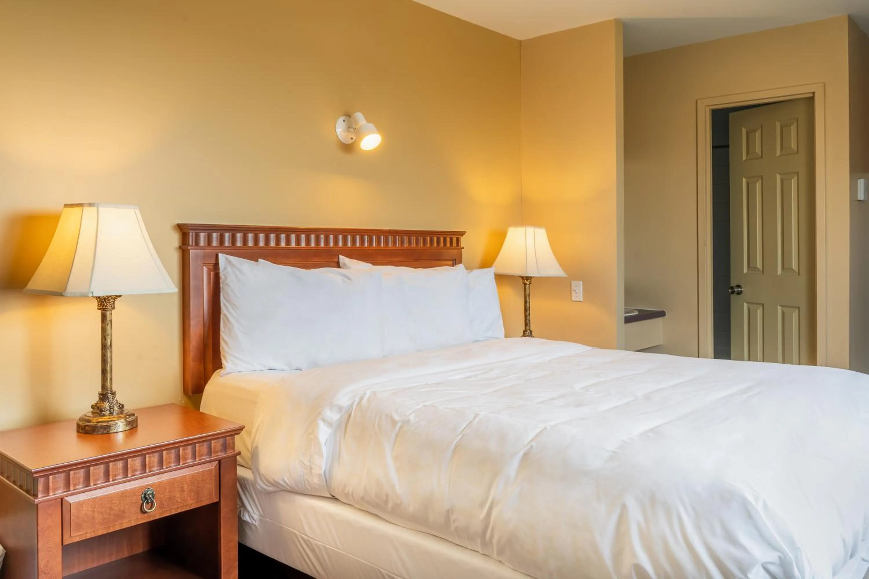 Bed in Hôtel Motel La Vigie