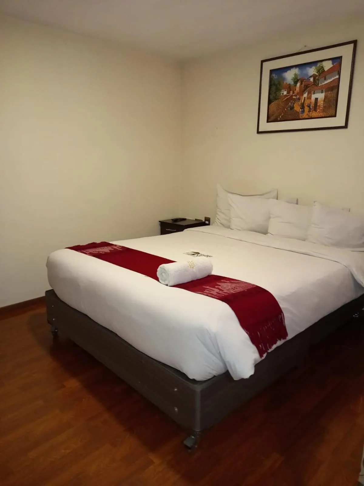 Bed in Golden Inca Hotel