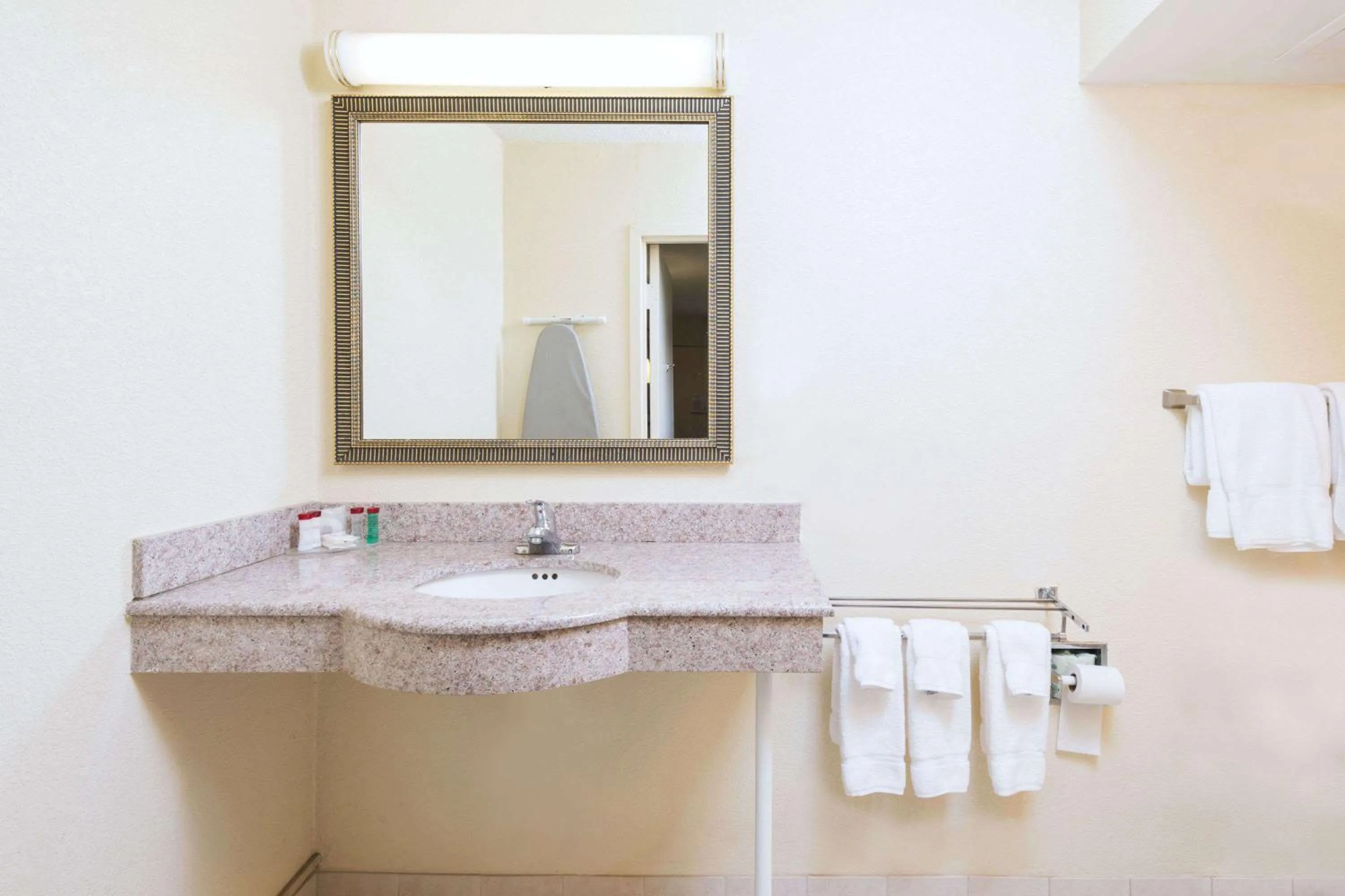 Bathroom in Ramada by Wyndham Pikesville/Baltimore North