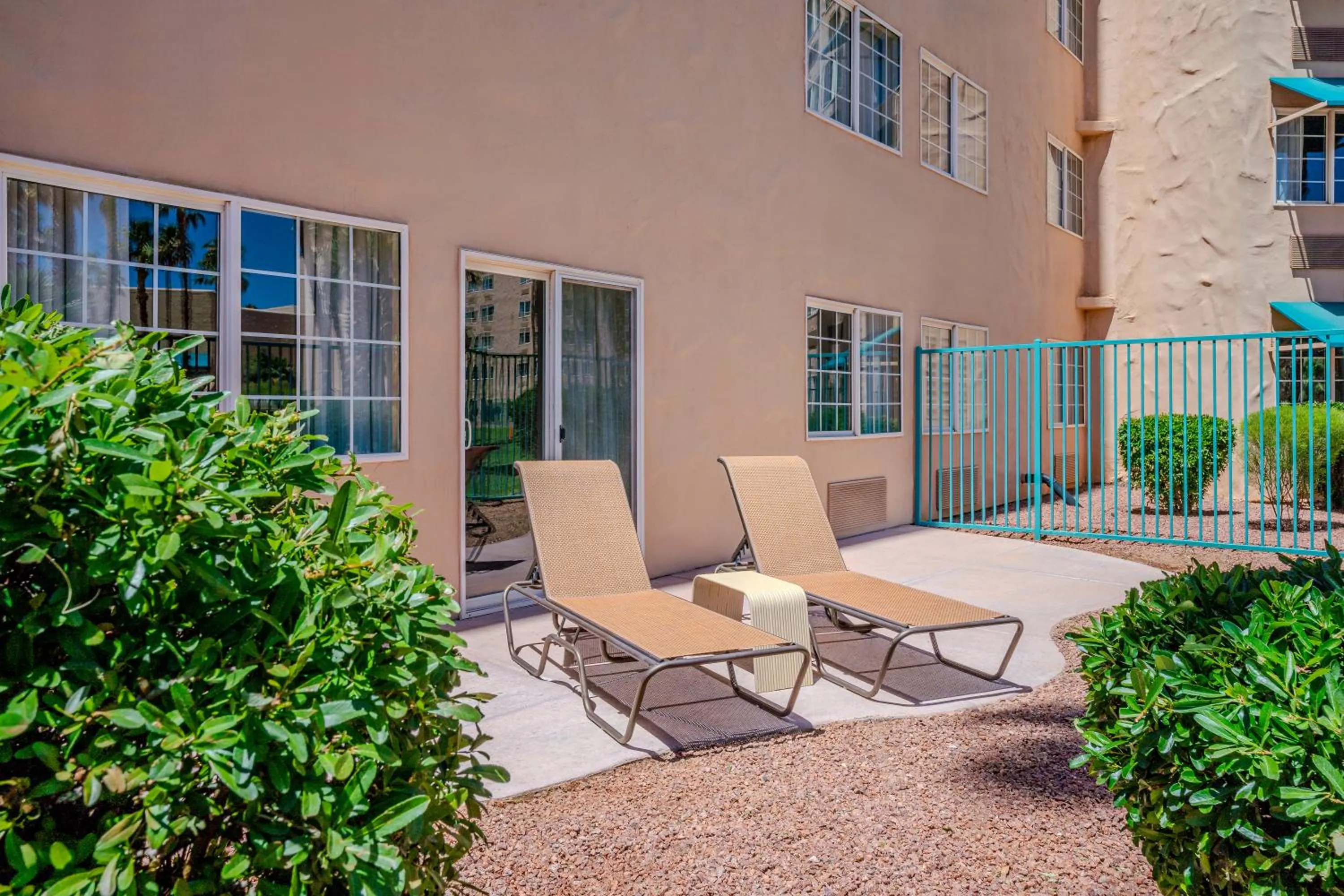 Patio in CasaBlanca Resort, Casino, Golf & Spa