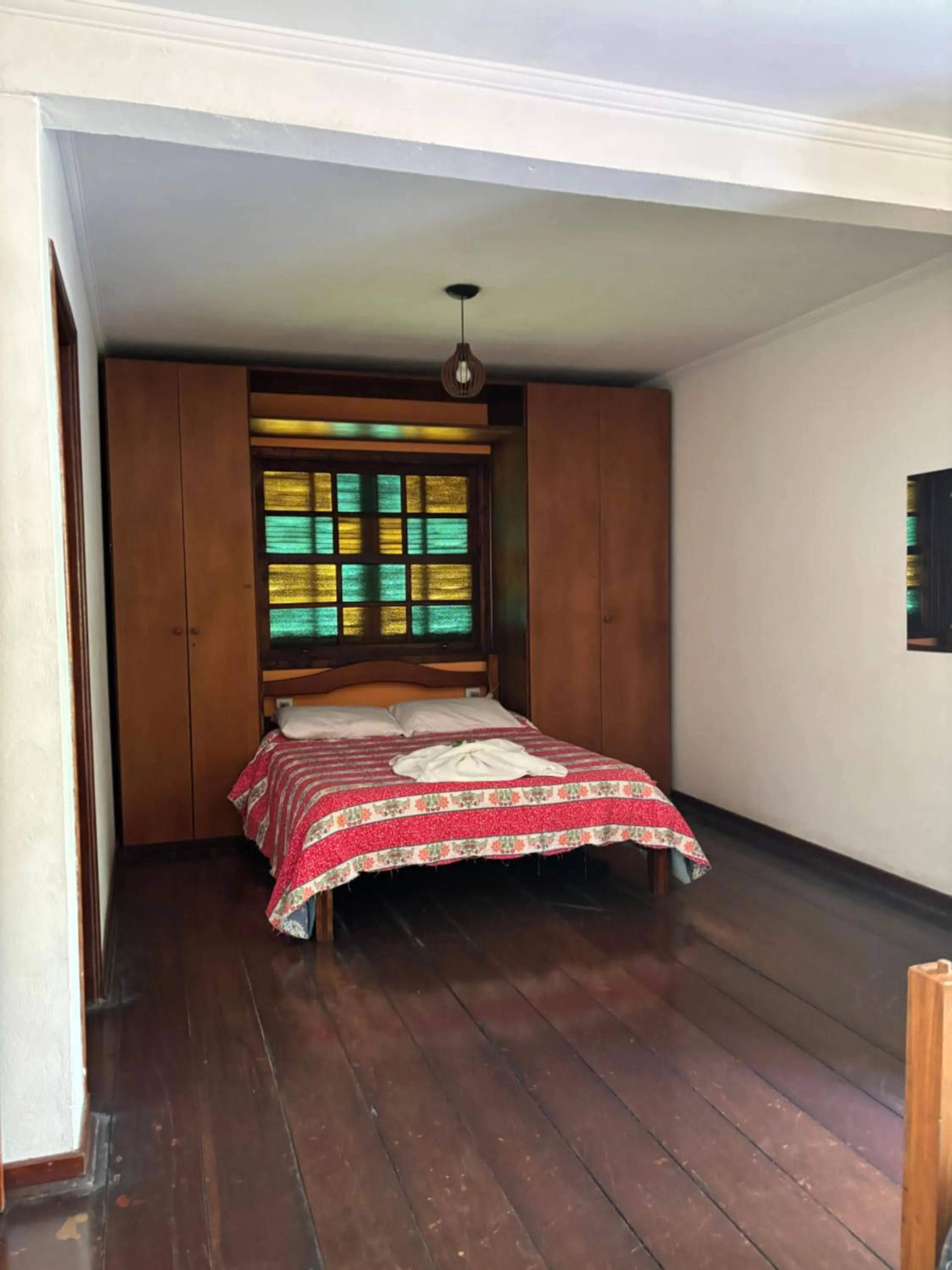 Bed in Pousada da Brigida