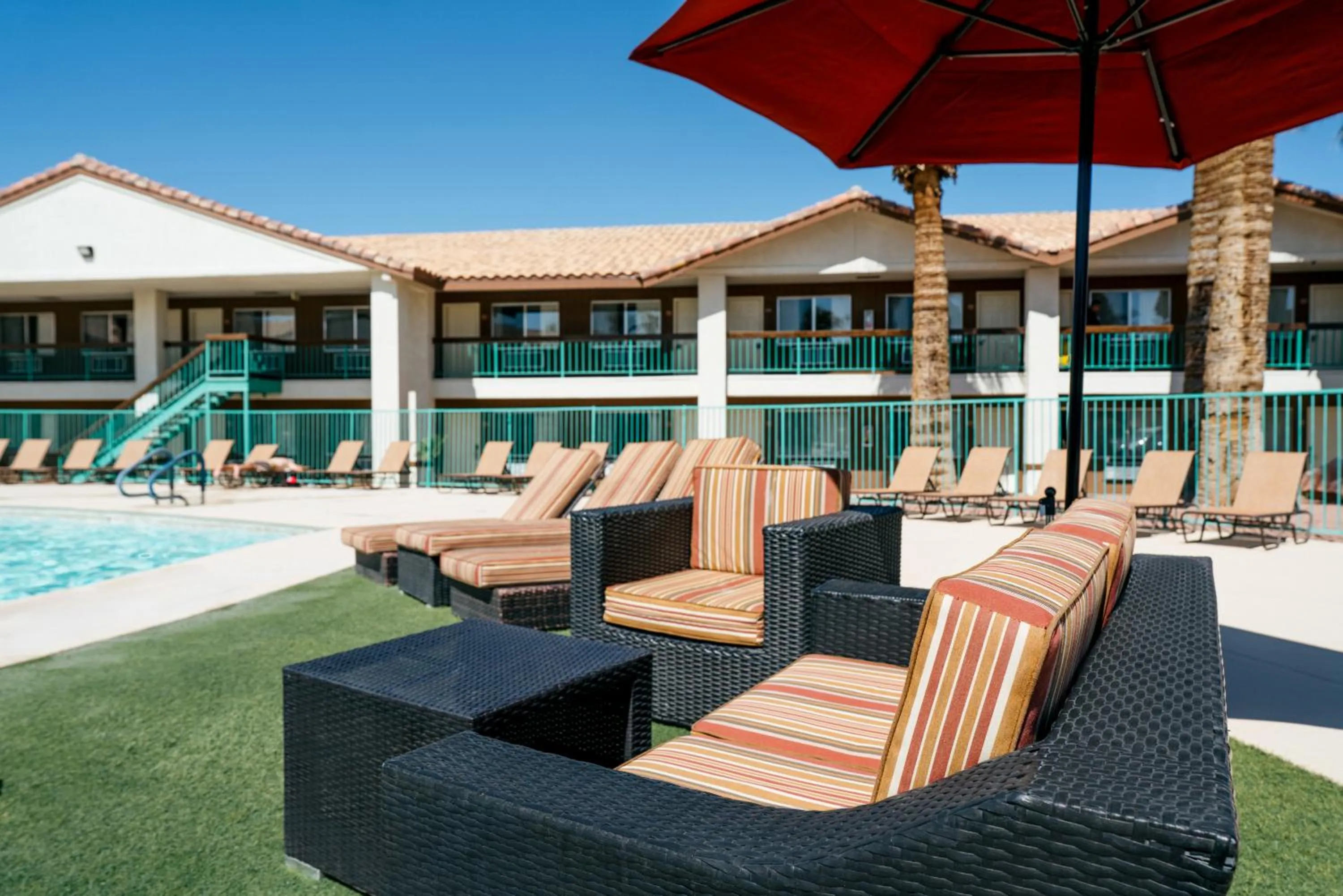 Swimming pool in Virgin River Casino and Lodge
