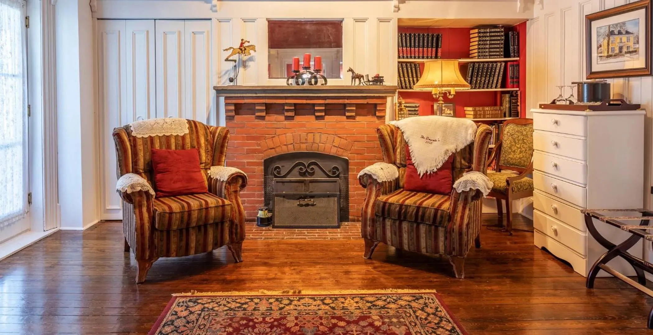 Seating area in Fitzroy Hall